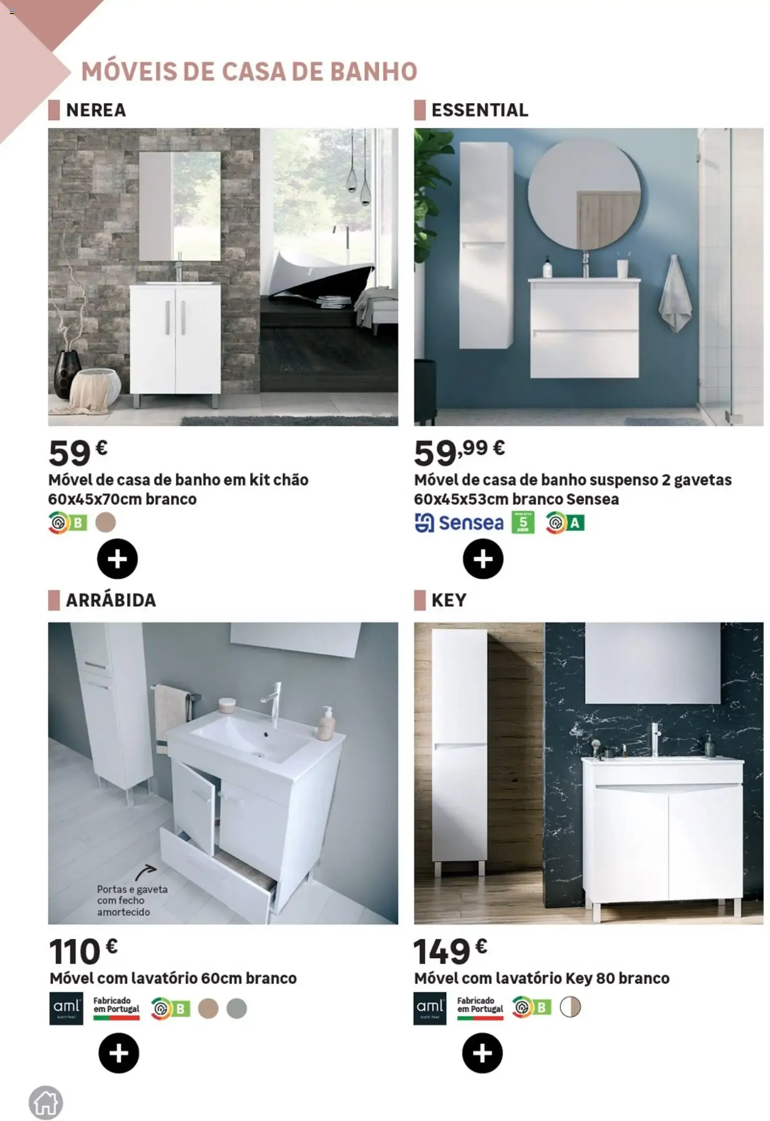 Folheto Leroy Merlin Catálogo Casas de Banho » de 28/05/2026 - 28/07/2026 de 28 de maio até 28 de julho 2026 - Pagina 20