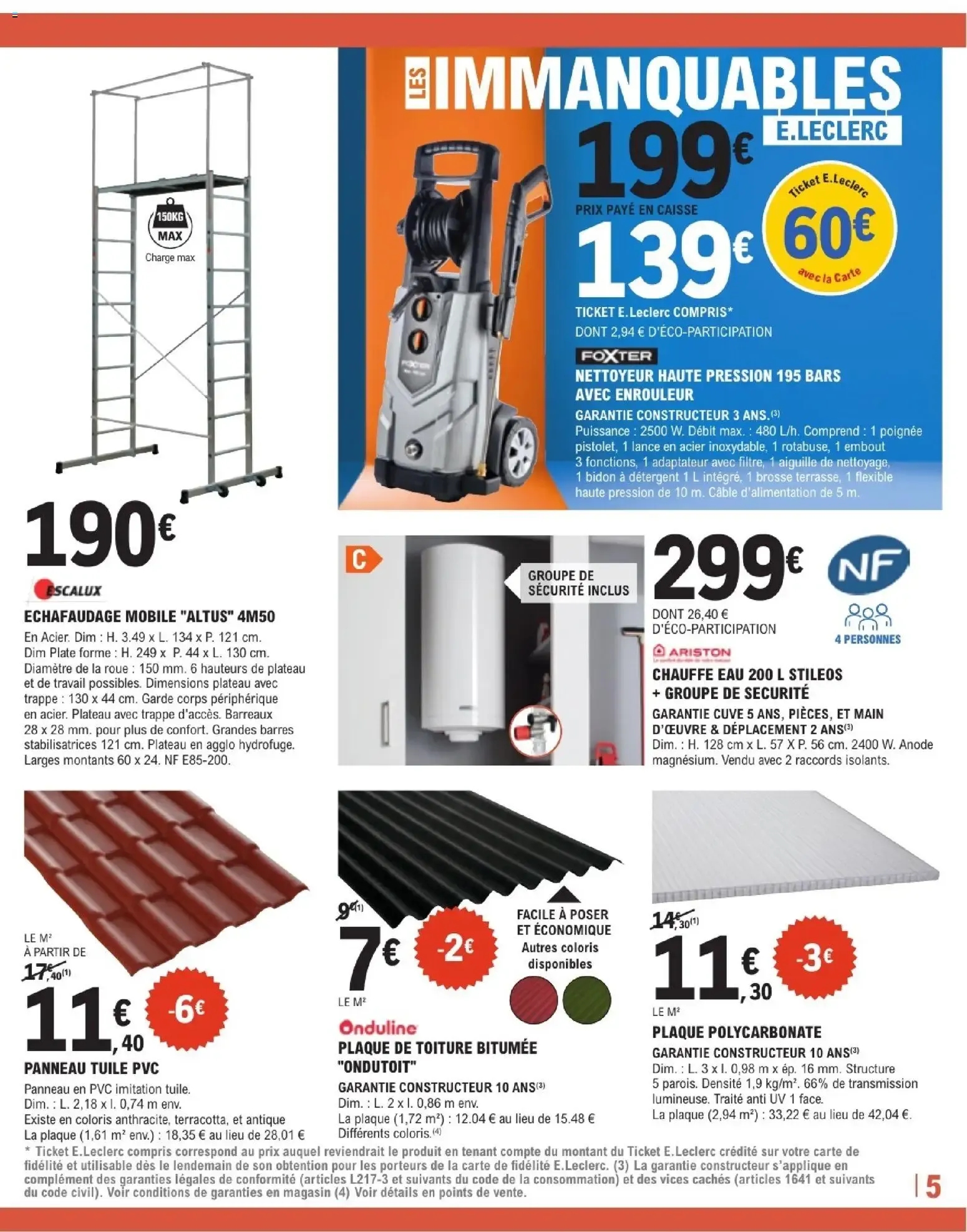 Brico E.Leclerc catalogue à partir du 23/06/2026 - promo en ligne du 23 juin au 11 juillet 2026 - Catalogue page 5