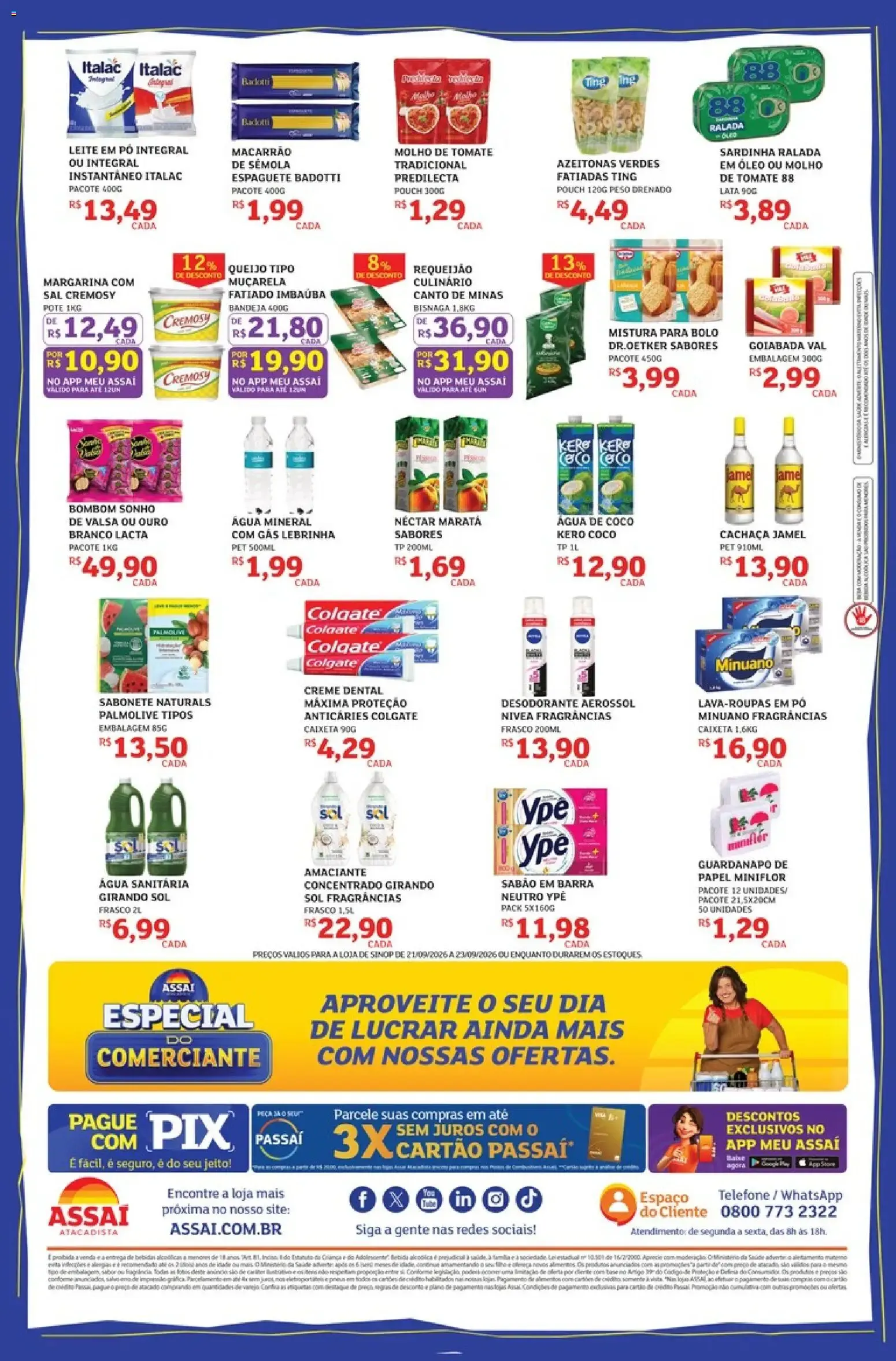Encarte de Assaí Atacadista ofertas - MT de 21/09/2026 | Promoções Online 21 de setembro até 23 de setembro 2026 - Pagina 2