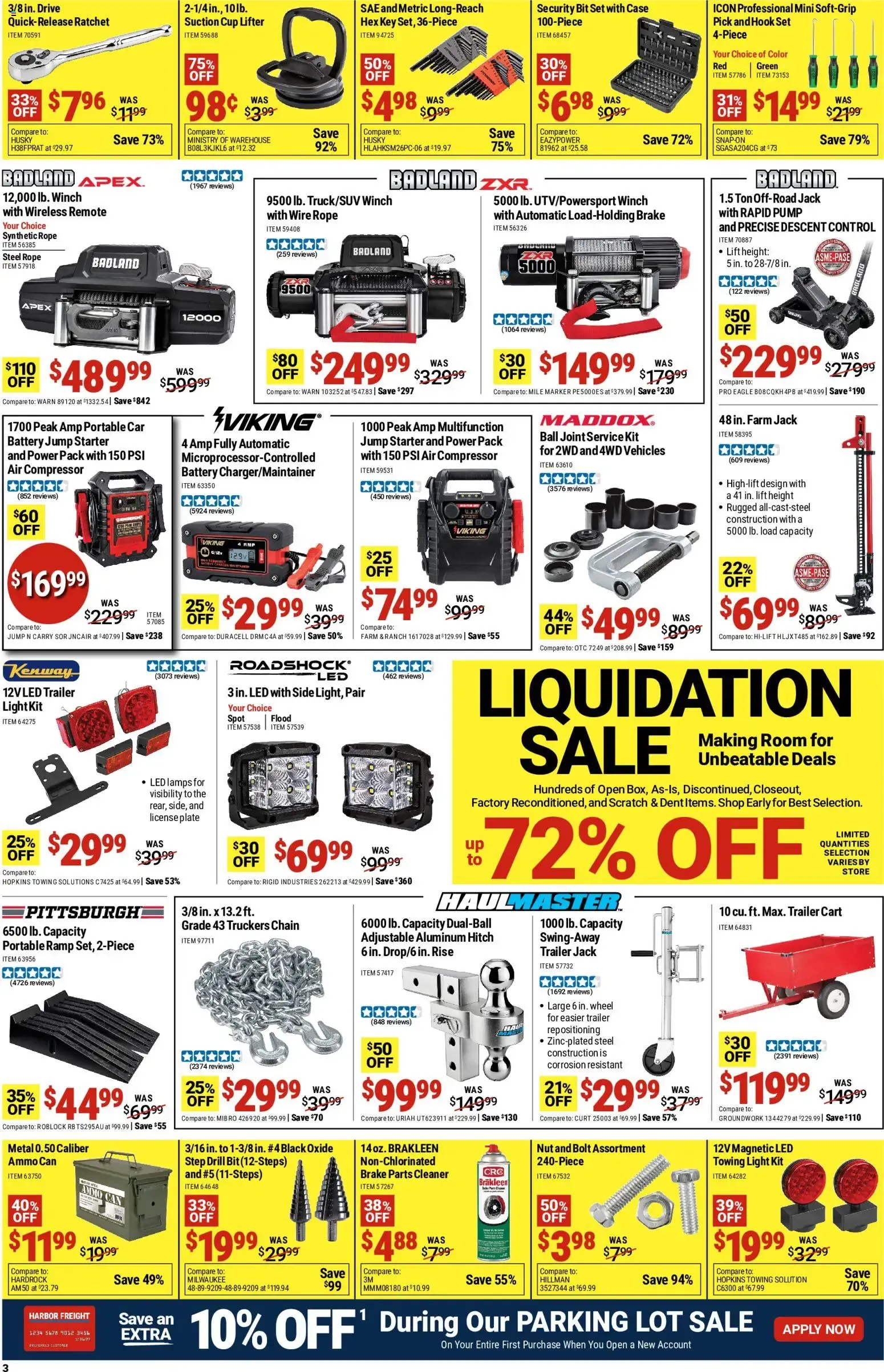 Weekly ad Harbor Freight Weekly Ad (10/05 - 10/11 2026) - Flyer from October 5 to October 11 2026 - Page 3