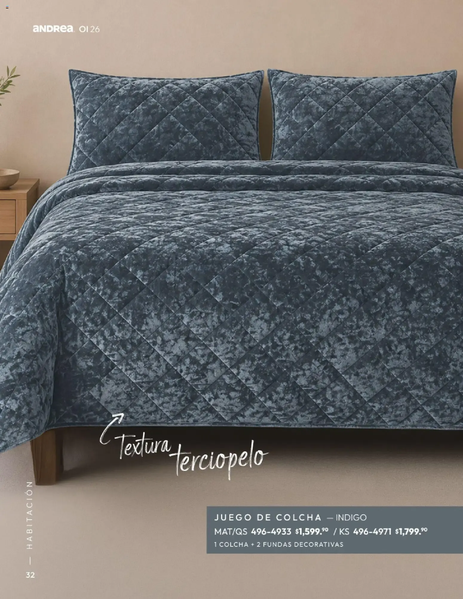 Catálogo de Andrea Home: Otoño - Invierno 2026 1 de septiembre al 31 de diciembre 2026 - Pagina 32