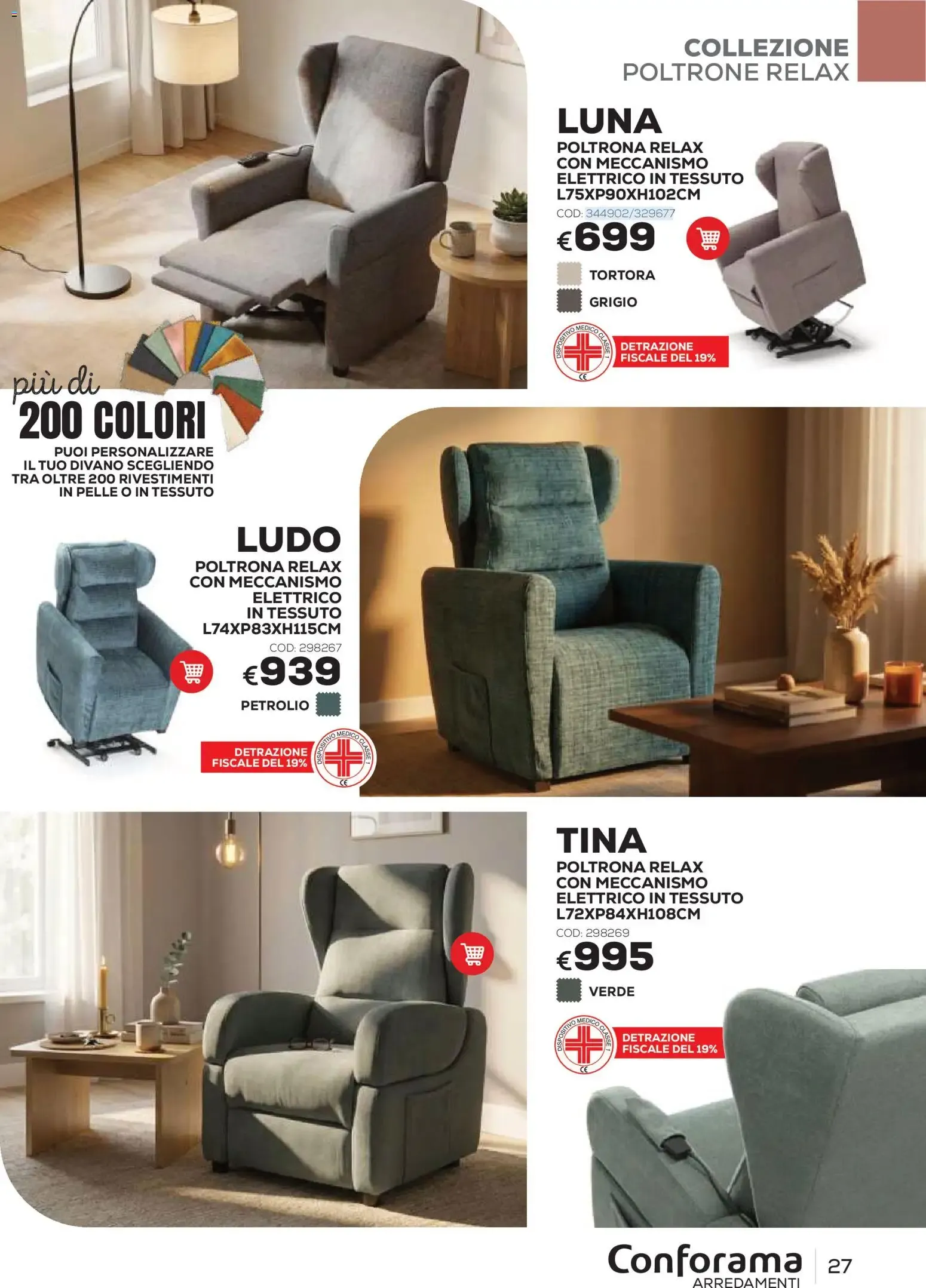 Conforama Arredamenti - Catalogo Primavera/Estate 2026 da 22 giugno a 30 settembre di 2026 - Pagina del volantino 27
