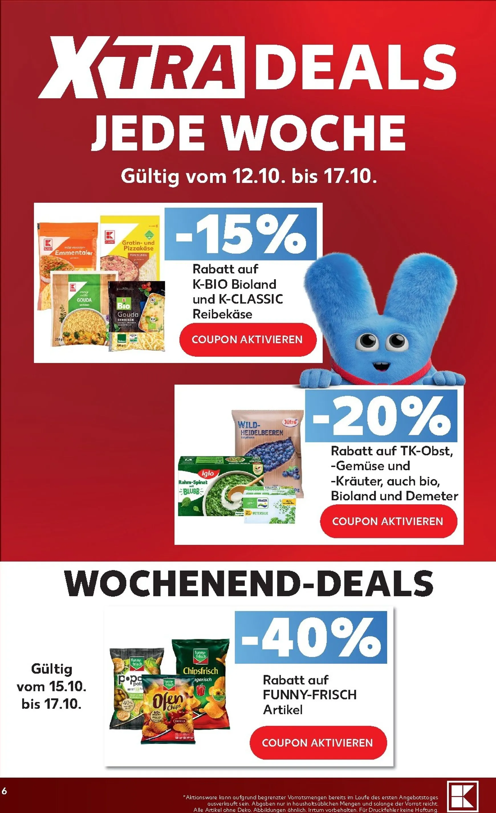 Kaufland - Xtra Prospekt – von Montag 12.10.2026 bis Samstag 31.10.2026 von 12. Oktober bis 31. Oktober 2026 - Prospekt seite 6