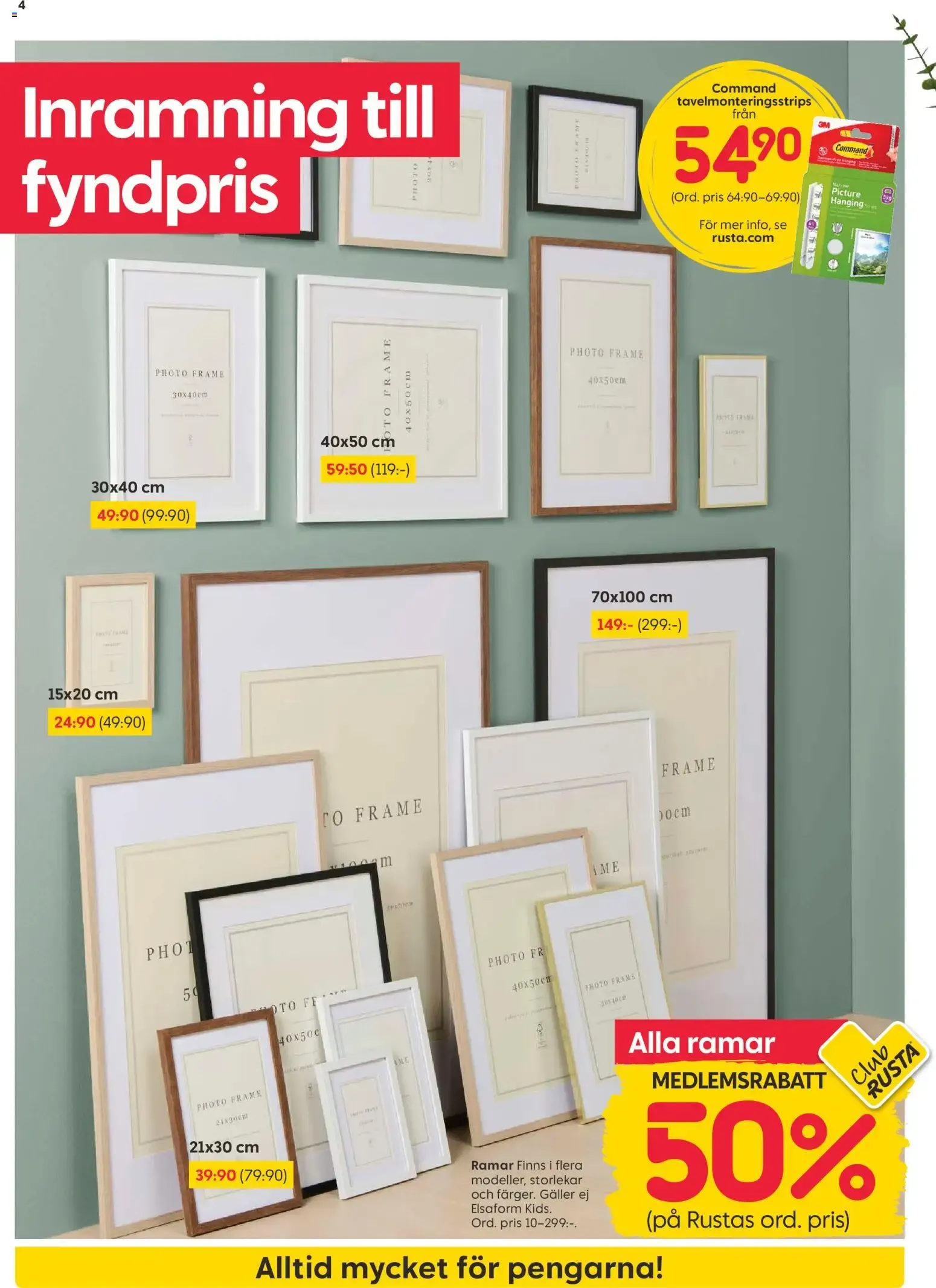 Rusta erbjudanden från 07/09/2026 - 13/09/2026 > Reklamblad nuvarande rabatter från 7 september till 13 september 2026 - Reklamblad sidor 4