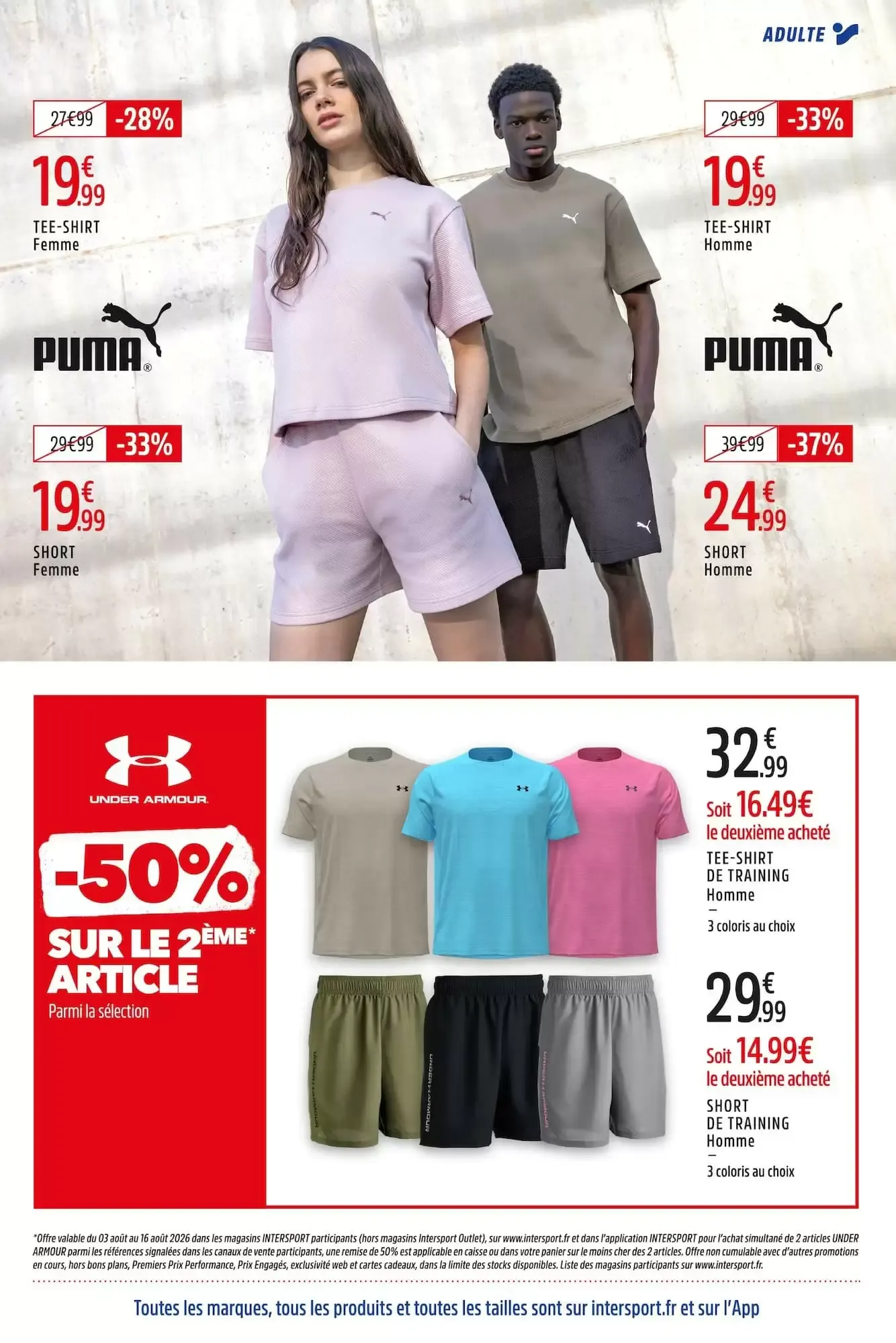 Intersport - Engagés pour une rentrée moins chère du 3 août au 16 août 2026 - Catalogue page 3