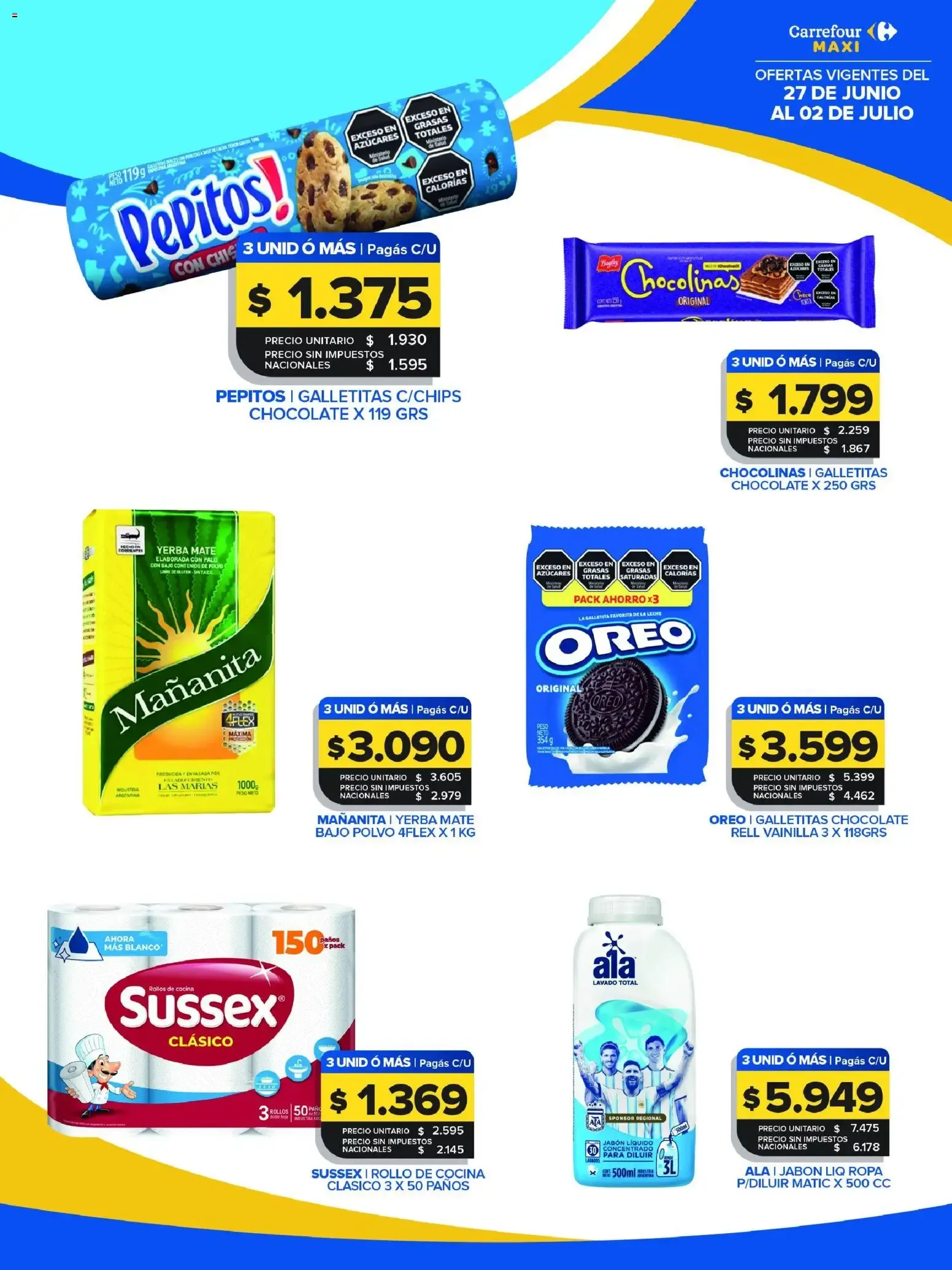 Ofertas de Carrefour Maxi catálogo del 27/06/2026 - 02/07/2026 27 de junio al 2 de julio 2026 - Página 2 del catálogo