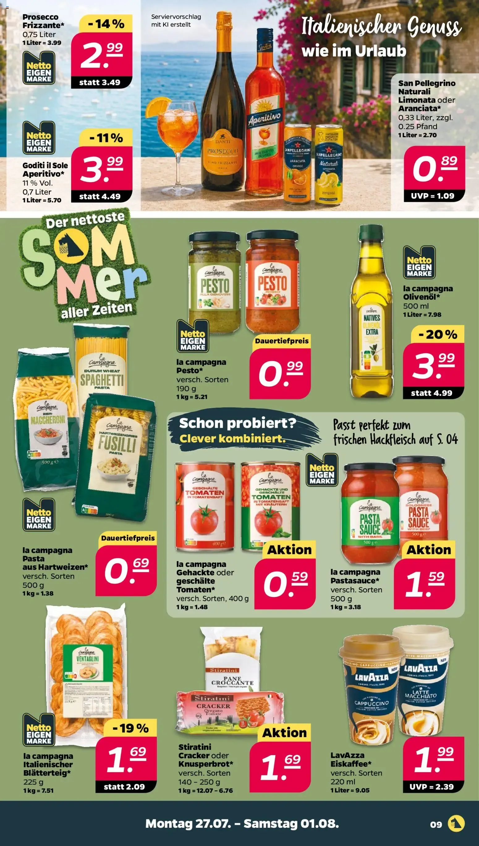 Netto Prospekt ab 27.07.2026 → Angebote nächste Woche von 27. Juli bis 1. August 2026 - Prospekt seite 9