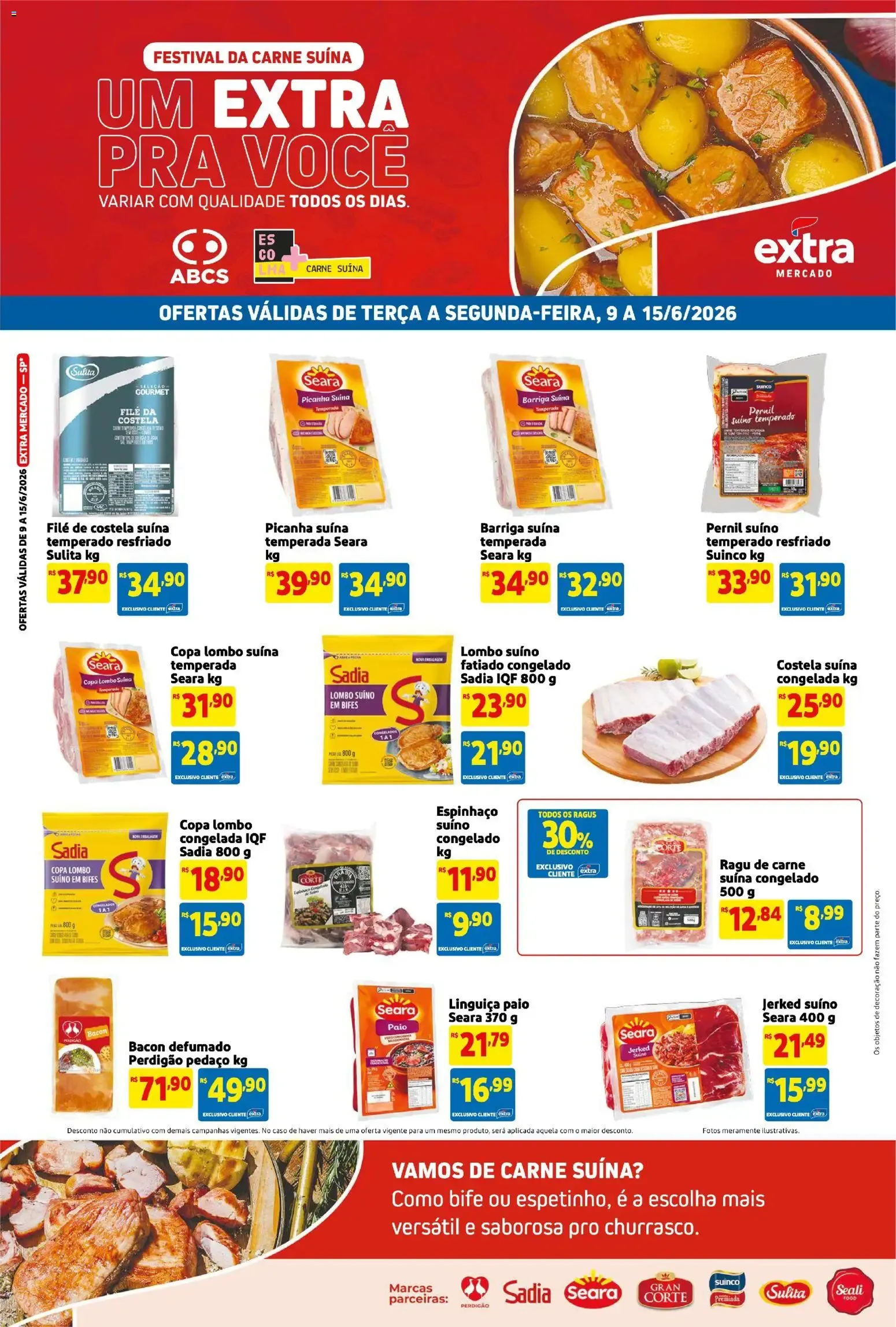 Encarte de Folheto Extra ofertas de Mercado Semanal de 09/06/2026 | Promoção 9 de junho até 15 de junho 2026 - Pagina 5