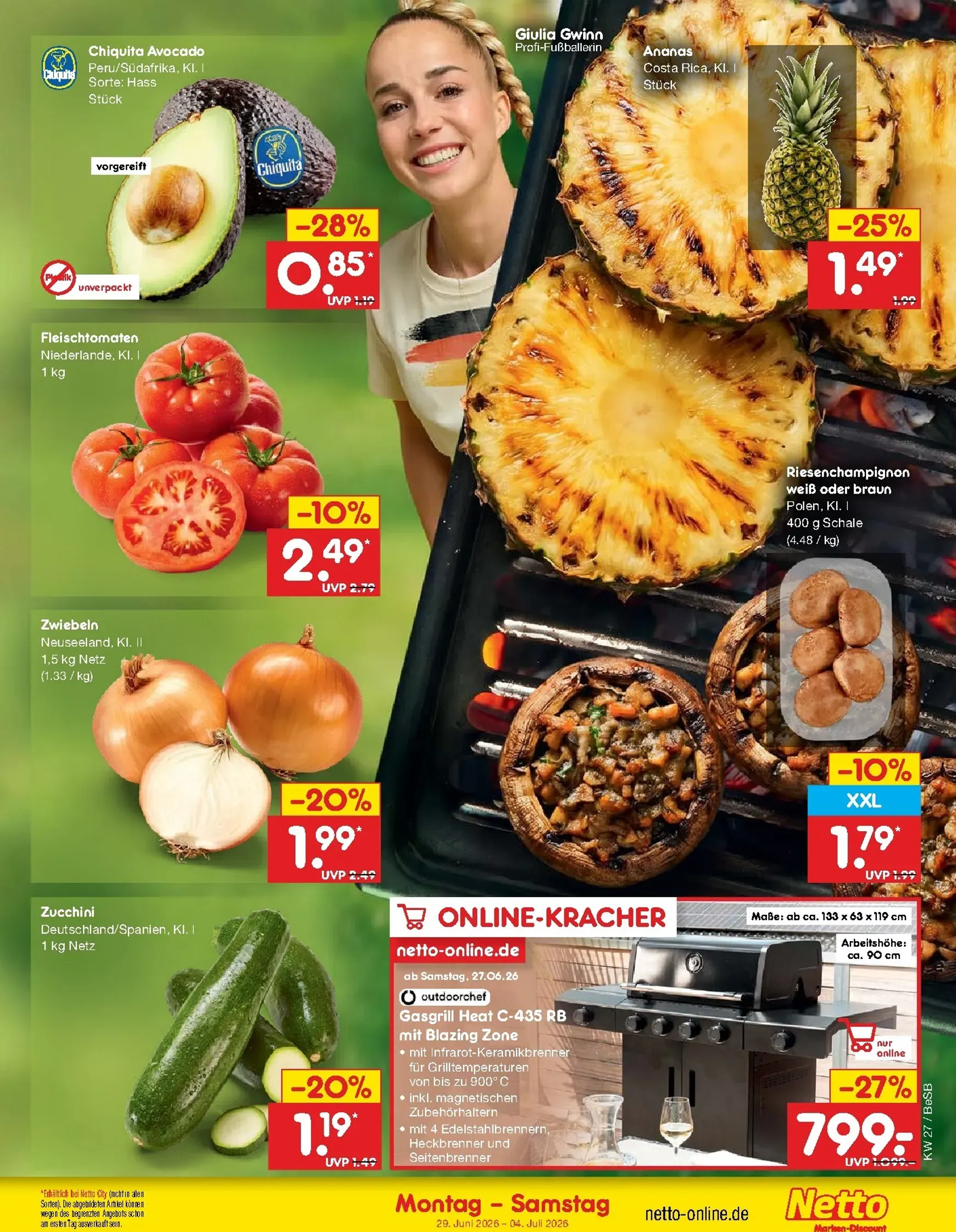 Netto Marken Discount - Wochenangebote Prospekt – von Montag 29.06.2026 bis Samstag 04.07.2026 von 29. Juni bis 4. Juli 2026 - Prospekt seite 36