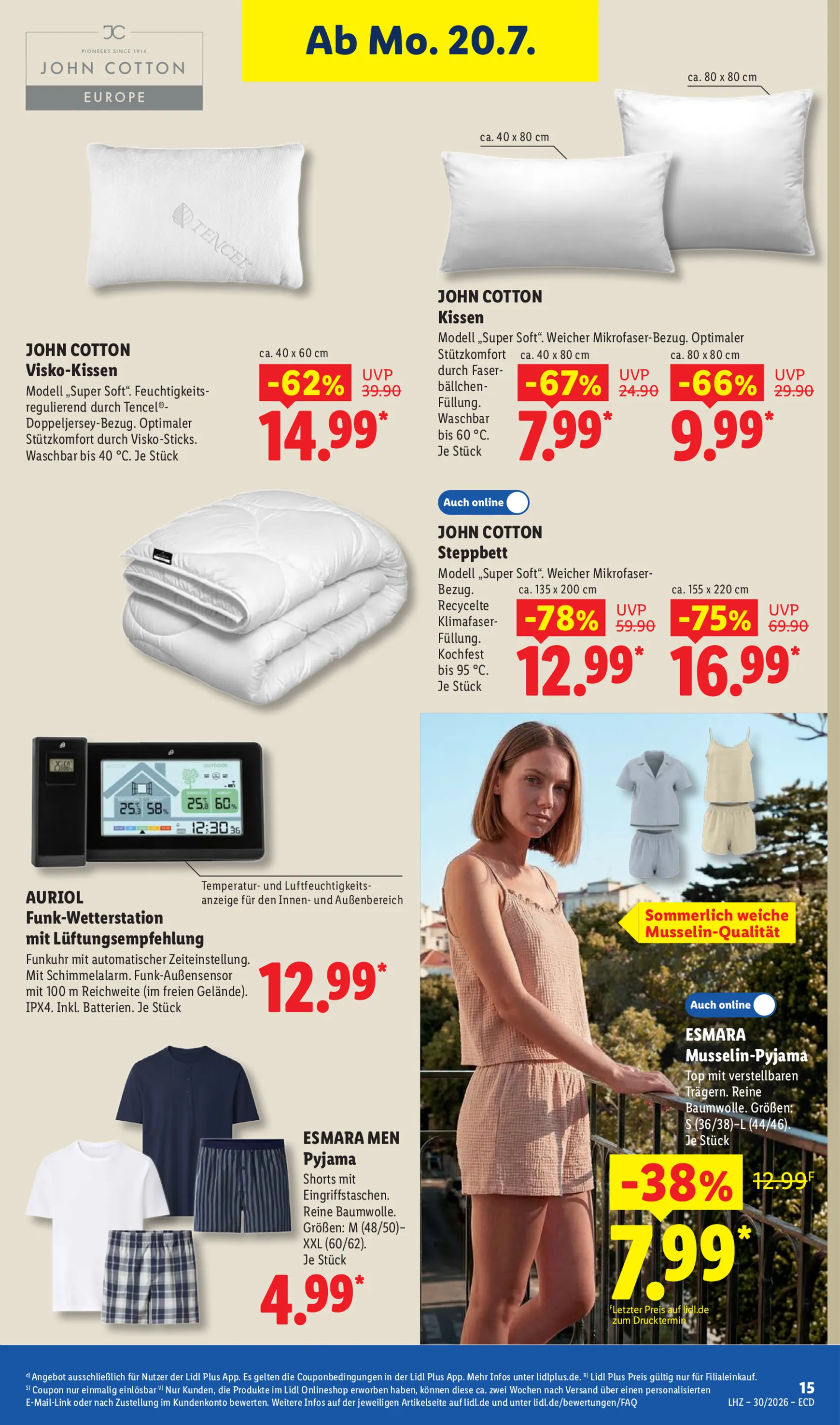 Lidl: Sparen beim Preisführer von 20. Juli bis 25. Juli 2026 - Prospekt seite 40