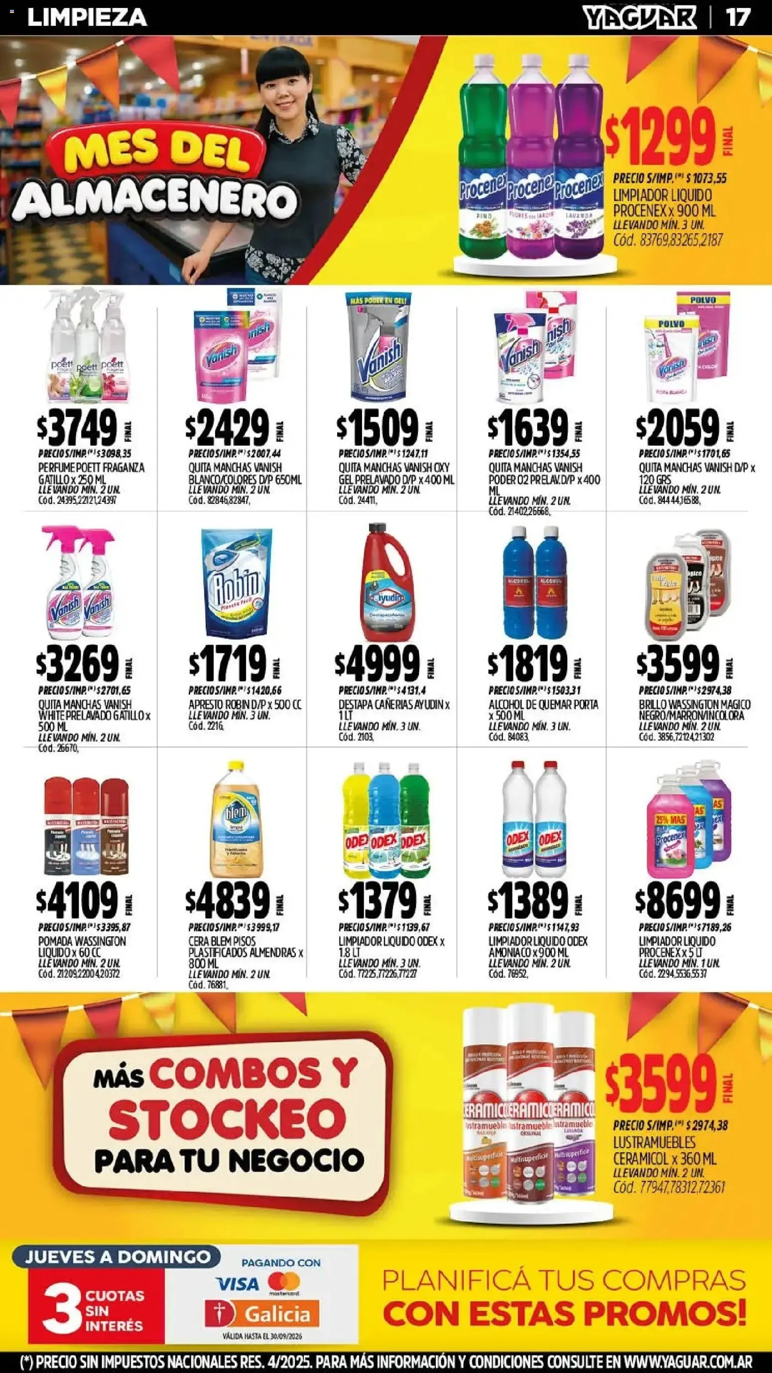 Ofertas de Yaguar - Oferta Semanal Mar del Plata del 21/09/2026 - 26/09/2026 21 de septiembre al 26 de septiembre 2026 - Página 17 del catálogo