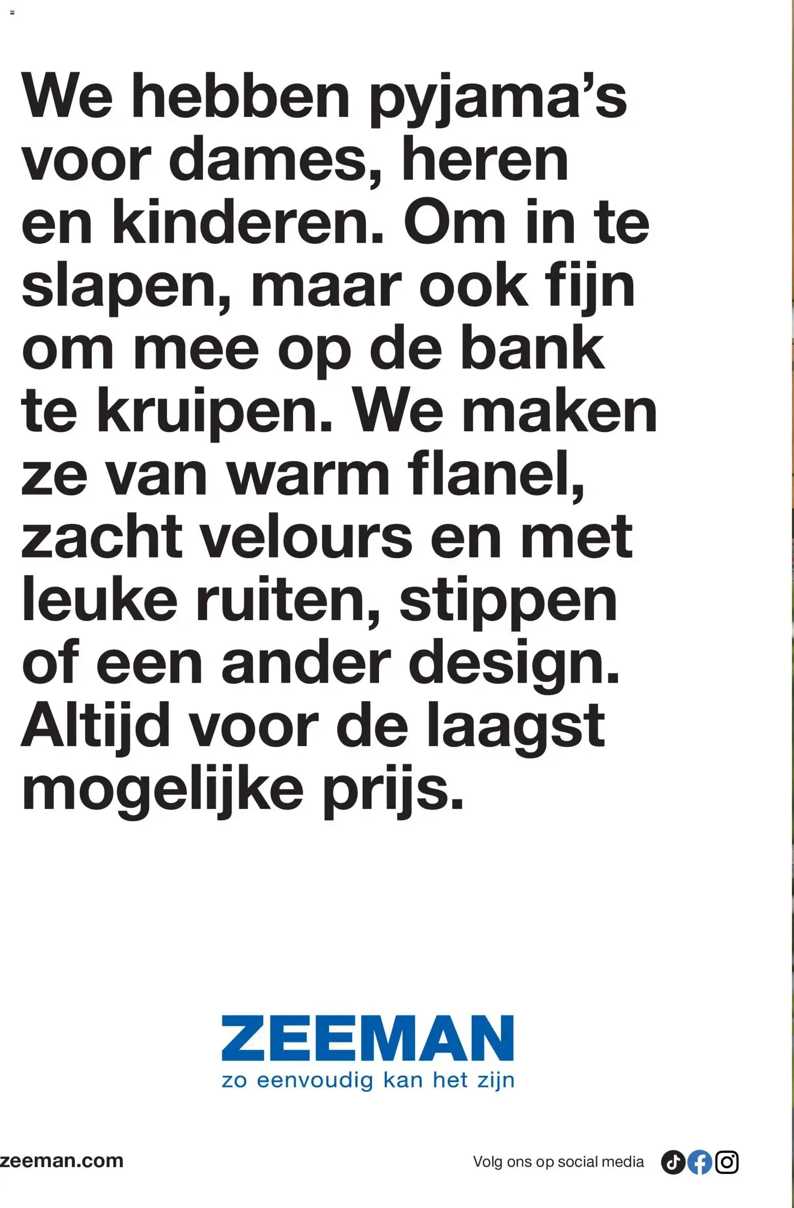Deze week: warme pyjama's voor iedereen. van 24 oktober tot 6 november 2026 - Folder pagina 2
