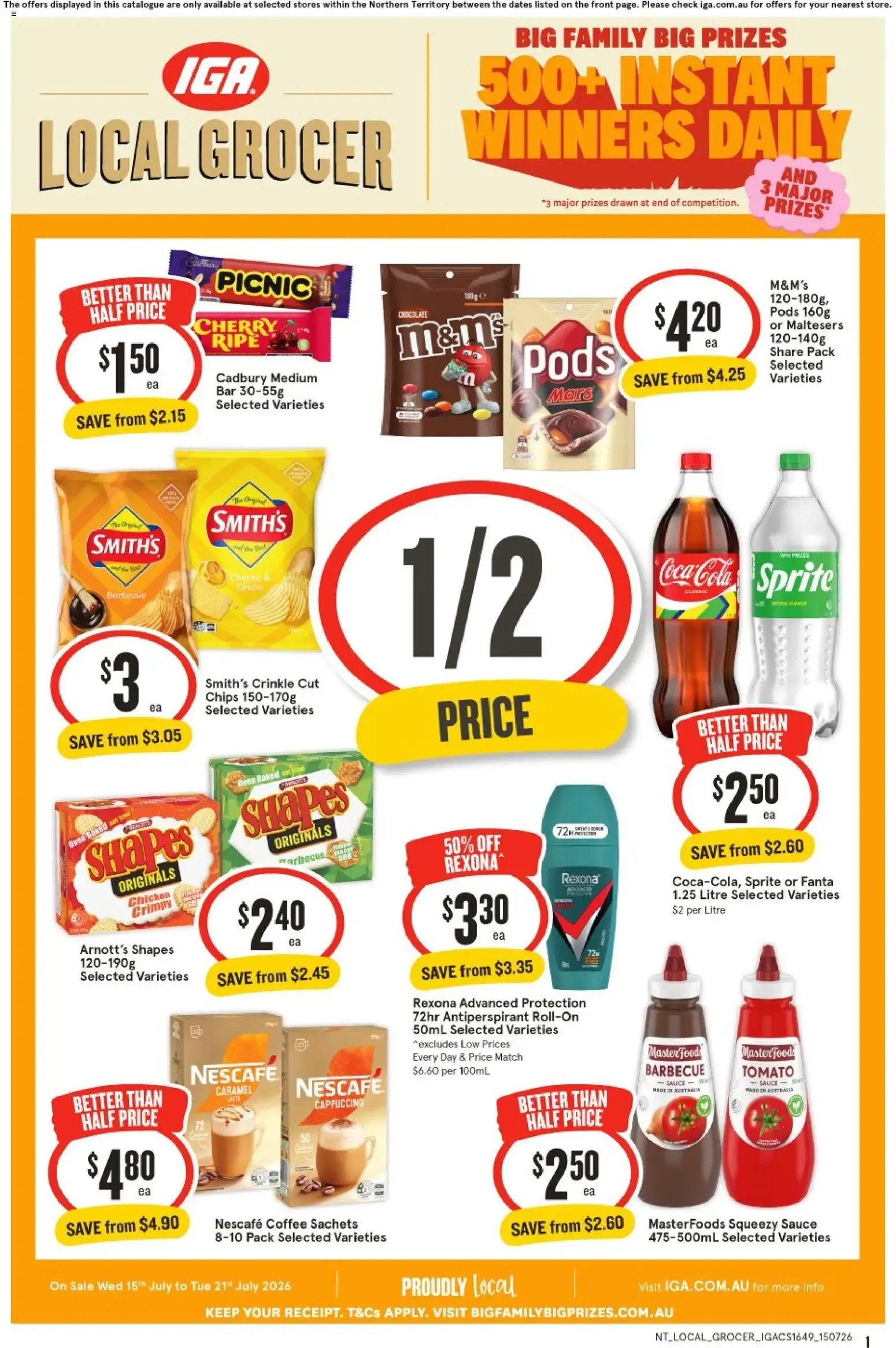 IGA Local Grocer Catalogue - Catalogue valid from 15 July to 21 July 2026 - page 1