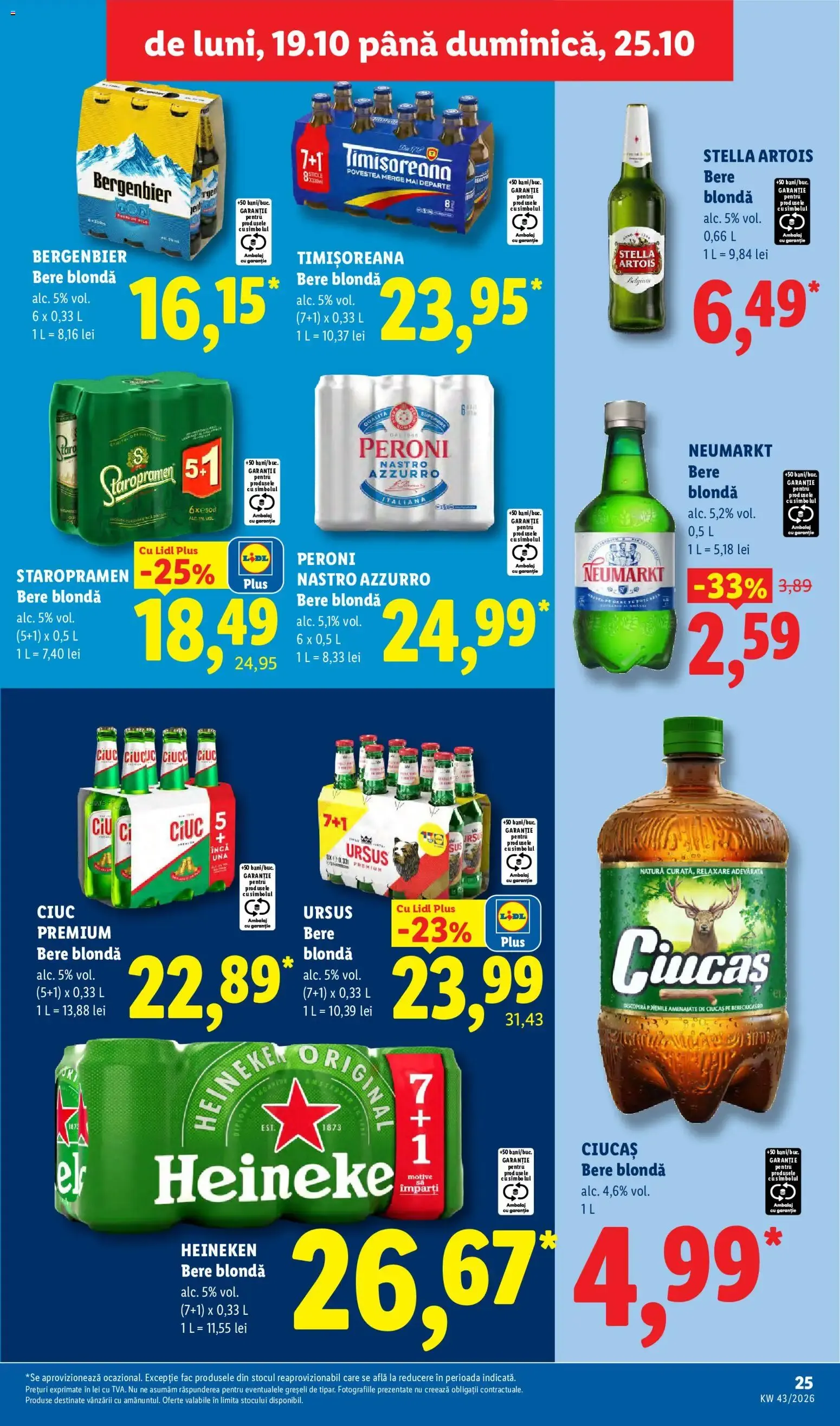 Catalog Catalog LIDL 19.10.2026 - Oferta și Revista online de la 19 octombrie până la 25 octombrie 2026 - Revista Pagina 24