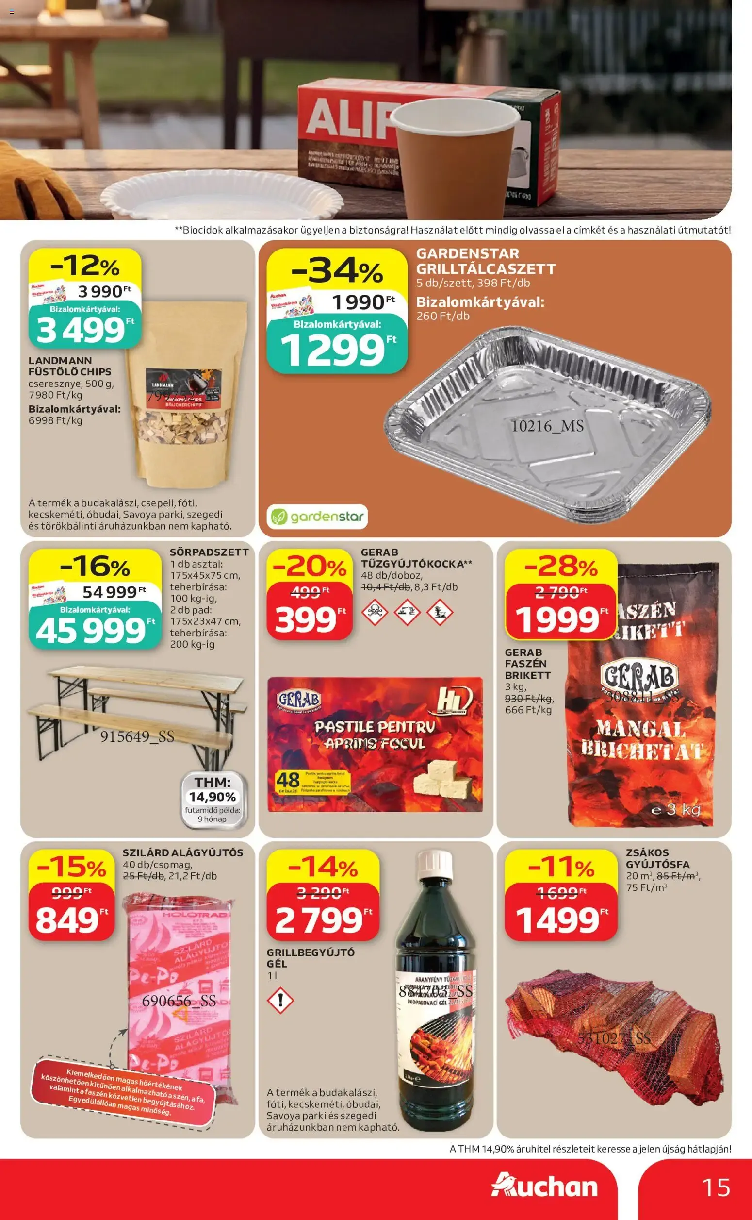 Katalógus Auchan Grill ajánlataink - 2026.06.25. -tól/töl > akció, lapozható szórólap 🛍️ június 25.-tól július 8.-ig 2026. - Oldal 15