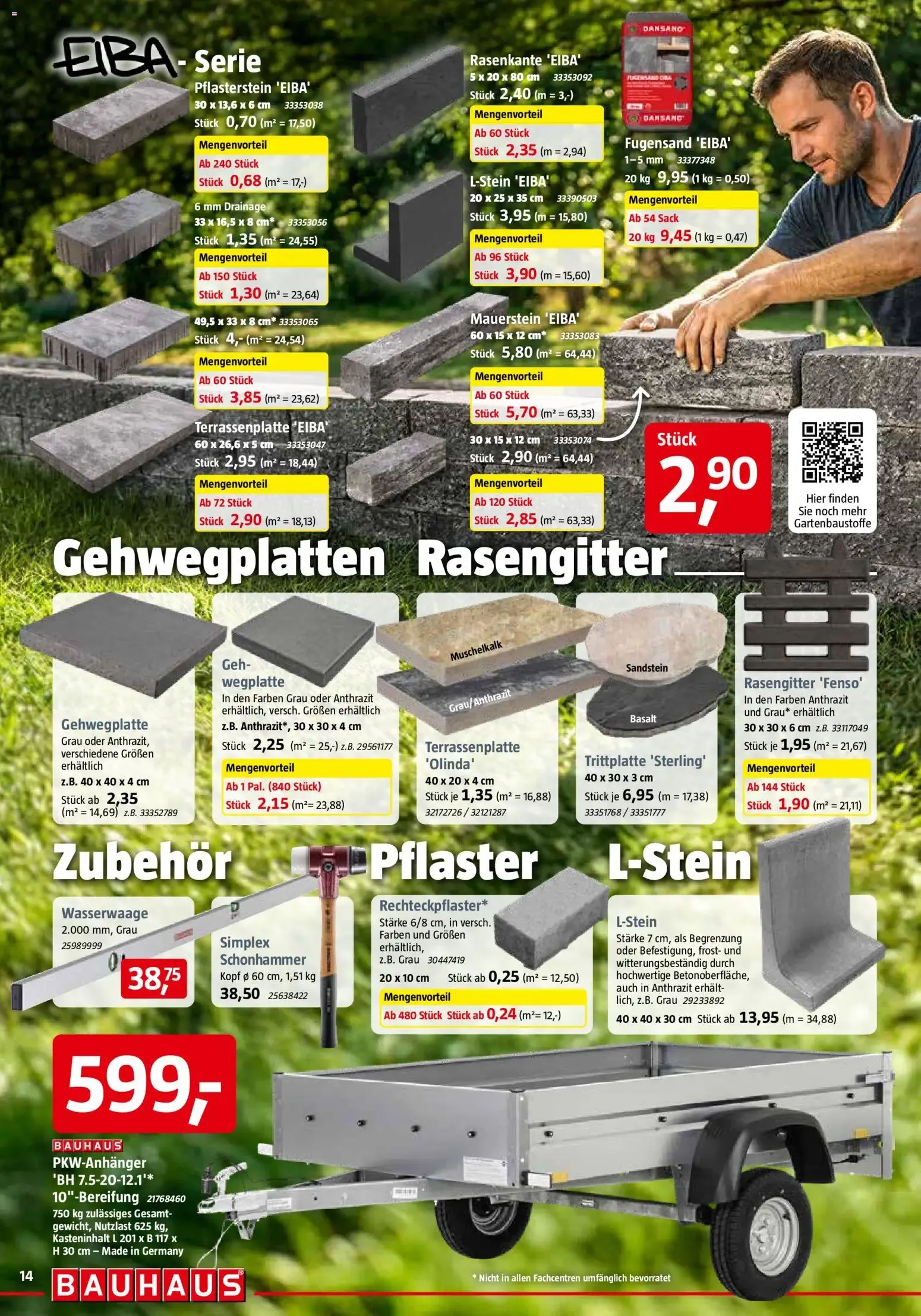 Bauhaus Prospekt (ab 30.05.2026) zum Blättern von 30. Mai bis 13. Juni 2026 - Prospekt seite 14