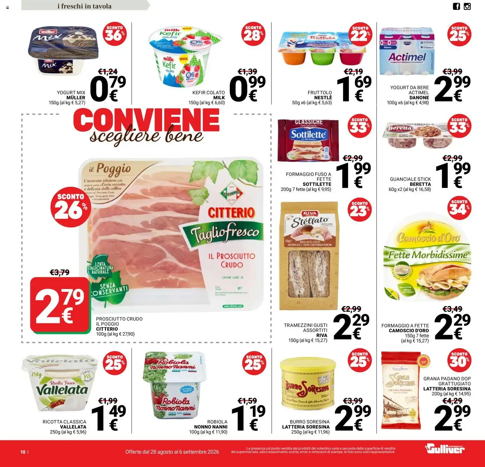 Nuovo Gulliver volantino dal 28/08/2026 > offerte anteprima 🛍️ da 28 agosto a 6 settembre di 2026 - Pagina del volantino 10