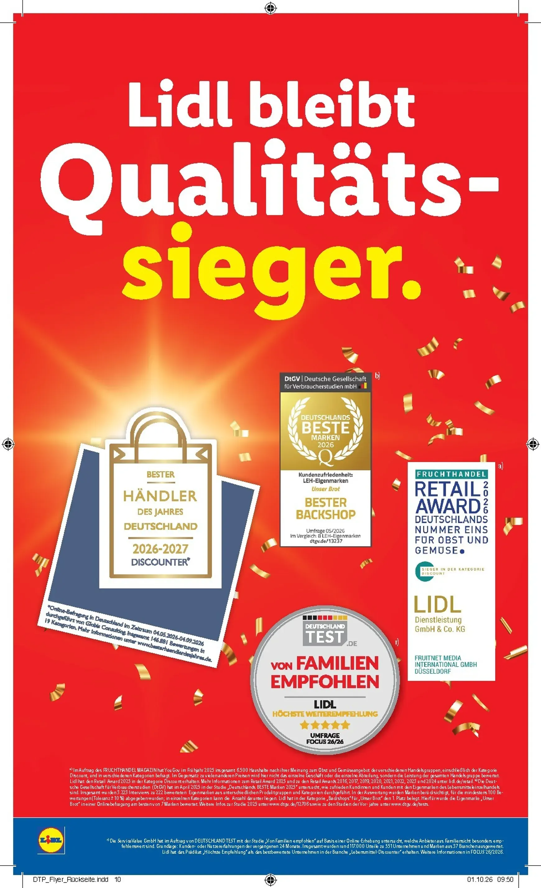 Lidl - Der Preisführer macht Deutschland Prospekt – von Donnerstag 01.10.2026 bis Samstag 31.10.2026 von 1. Oktober bis 31. Oktober 2026 - Prospekt seite 40