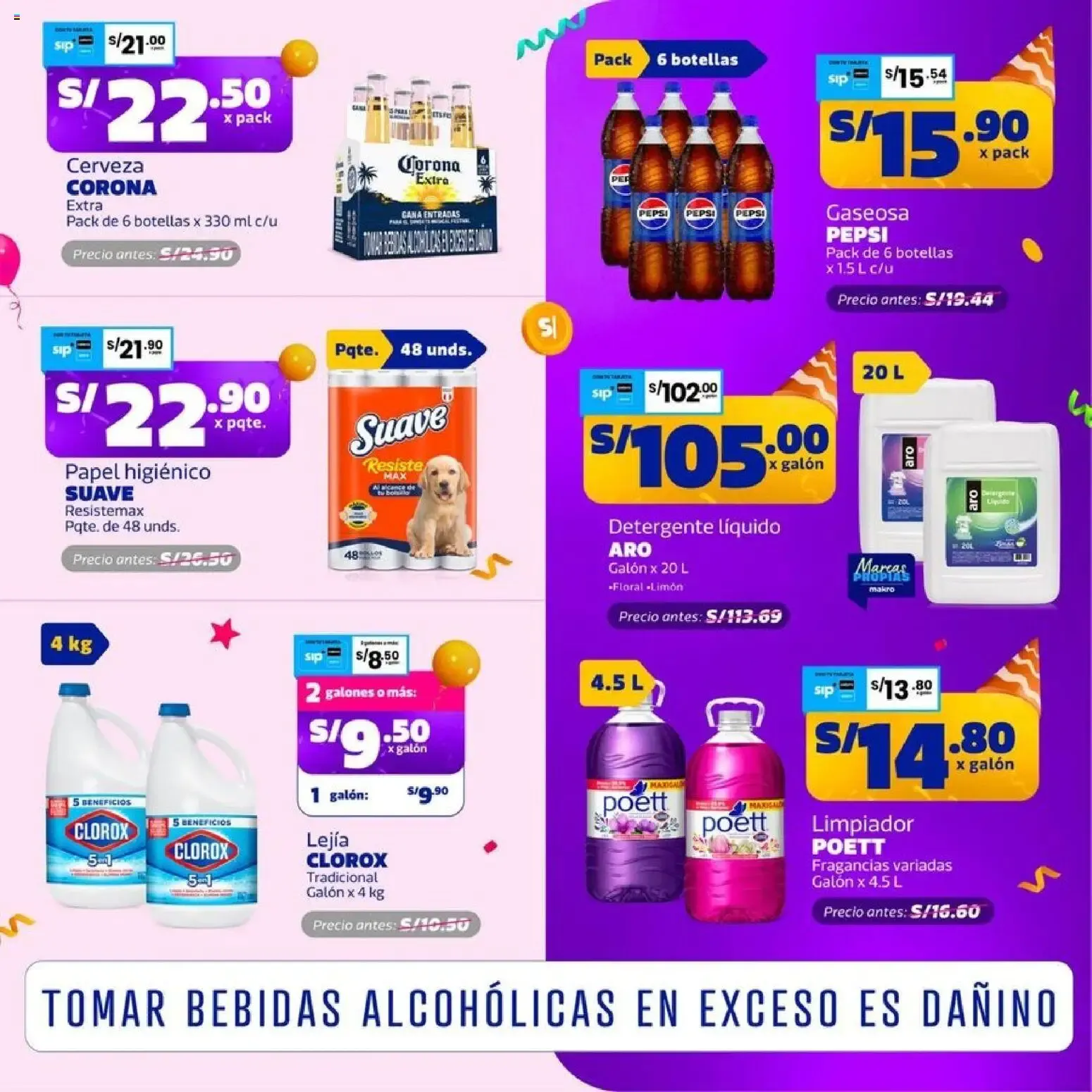 Catalogo de Precios Cumpleañeros Makro 14 de julio al 29 de julio 2026 - Pag 4