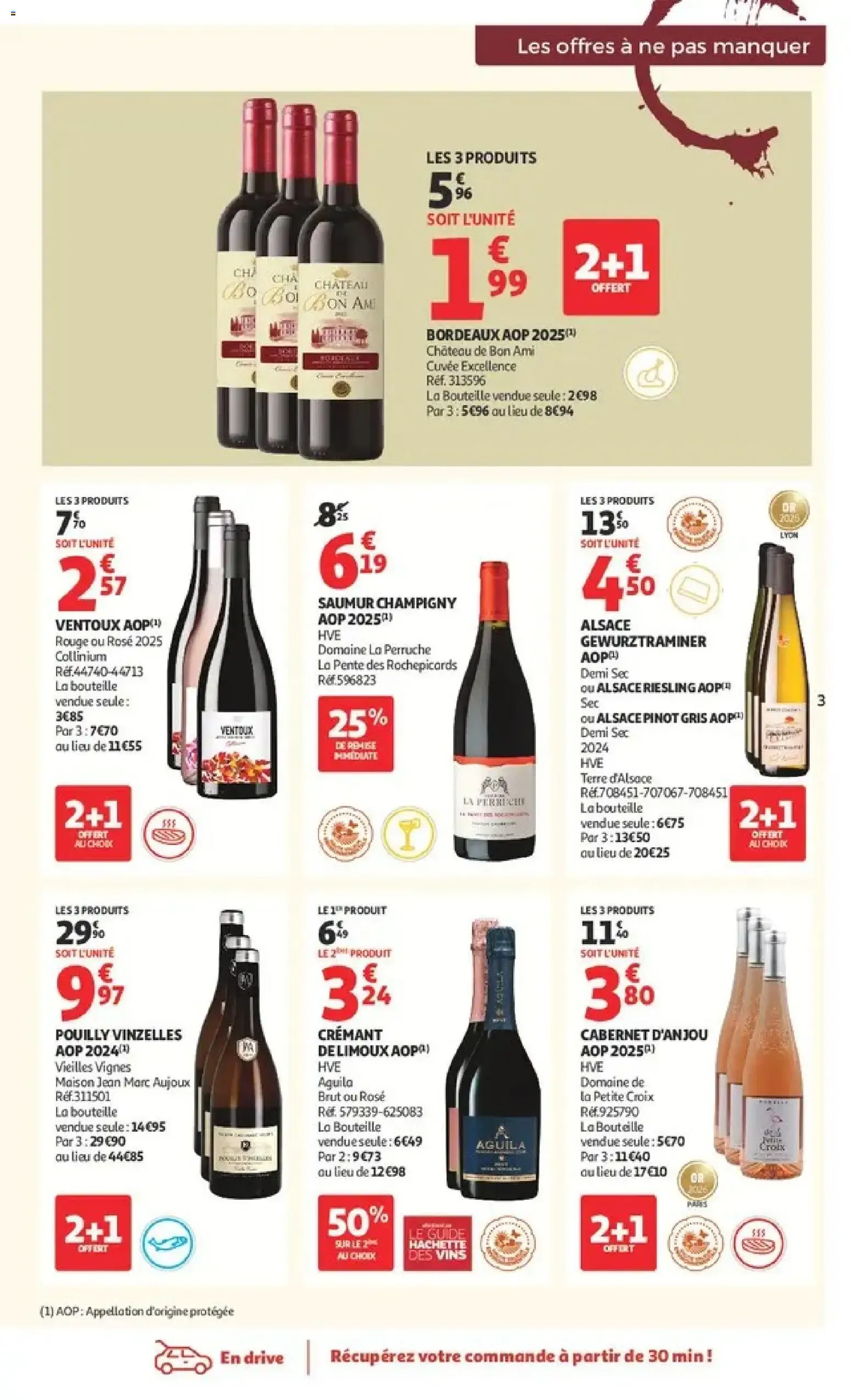 Auchan - Offerts Foire aux vins à partir du 25/09/2026 - promo en ligne du 25 septembre au 11 octobre 2026 - Catalogue page 3