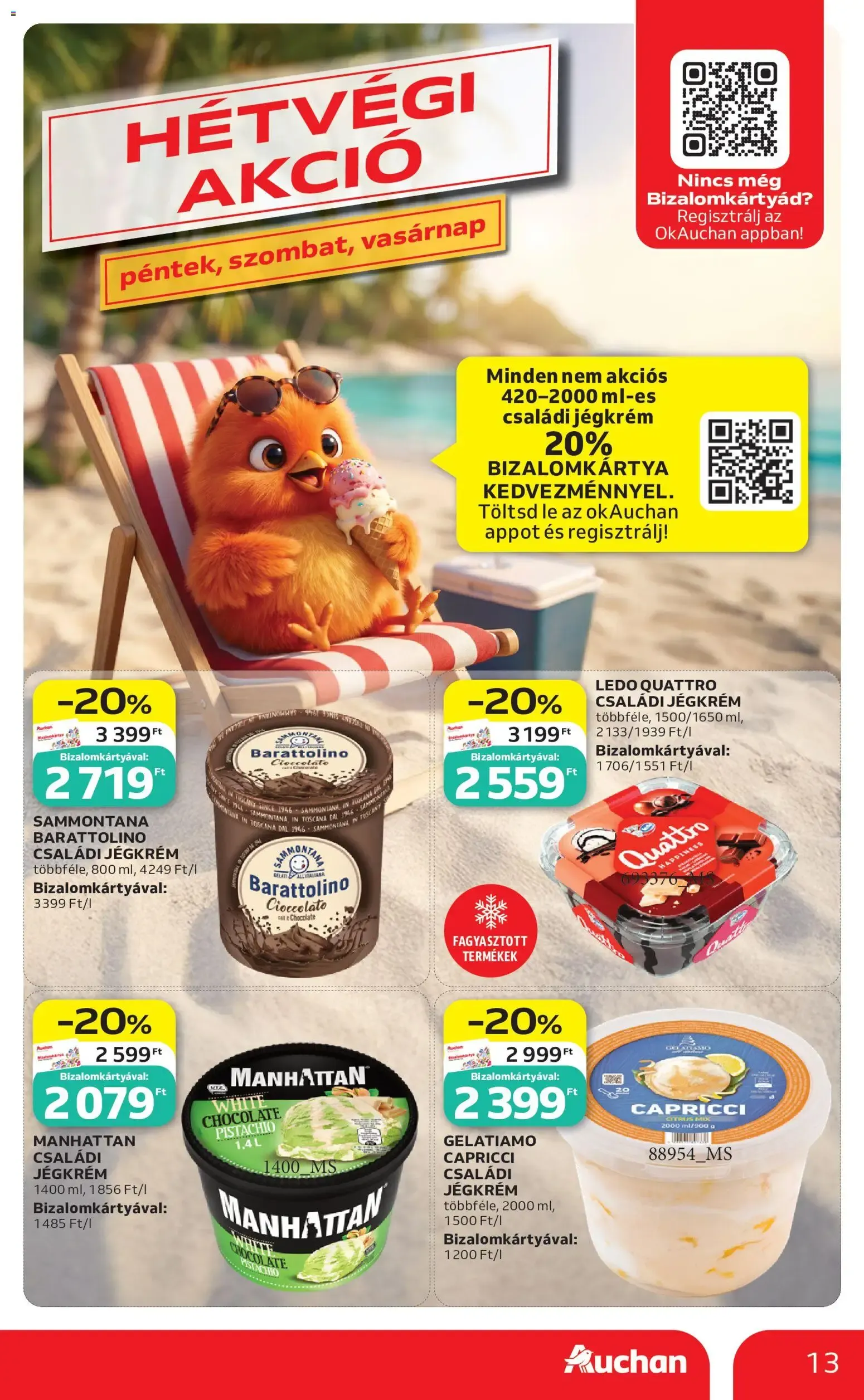 Katalógus Auchan akciós újság - 2026.08.06. -tól/töl > akció, lapozható szórólap 🛍️ augusztus 6.-tól augusztus 12.-ig 2026. - Oldal 13