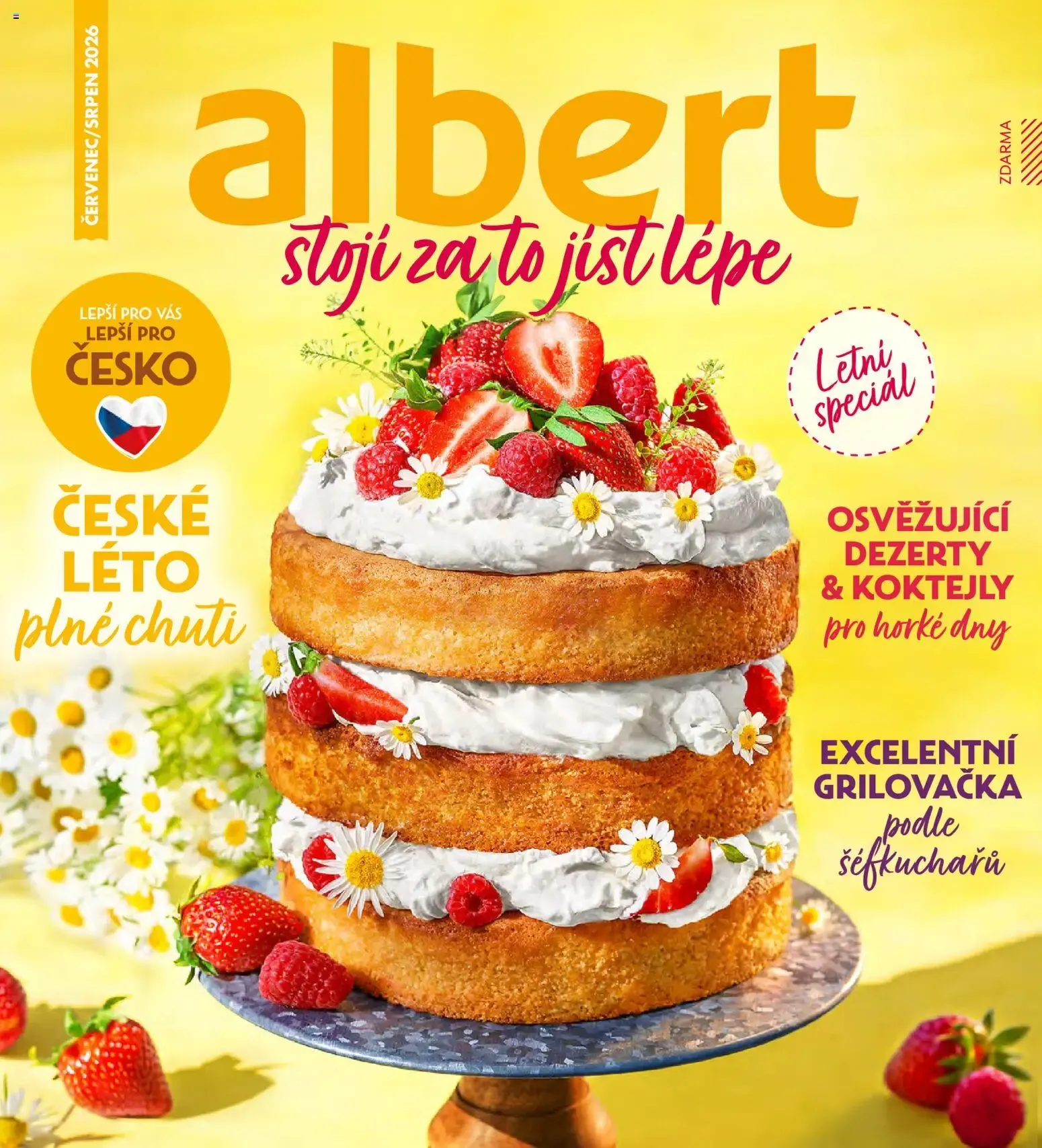 Albert magazín od 01.07.2026 - Akční leták - 1. července 31. srpna 2026 - Page 1