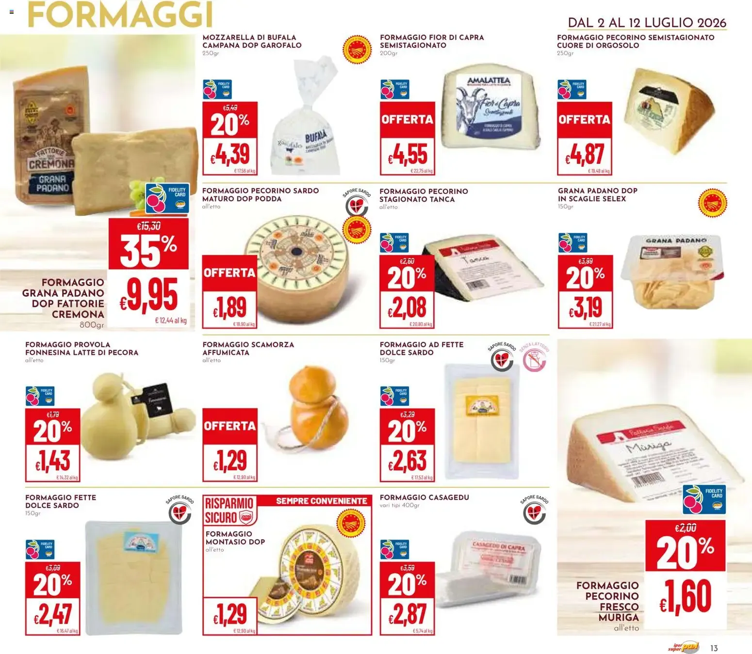 Iper Pan & Superpan: Grandi Marche fino al 50% da 2 luglio a 12 luglio di 2026 - Pagina del volantino 13