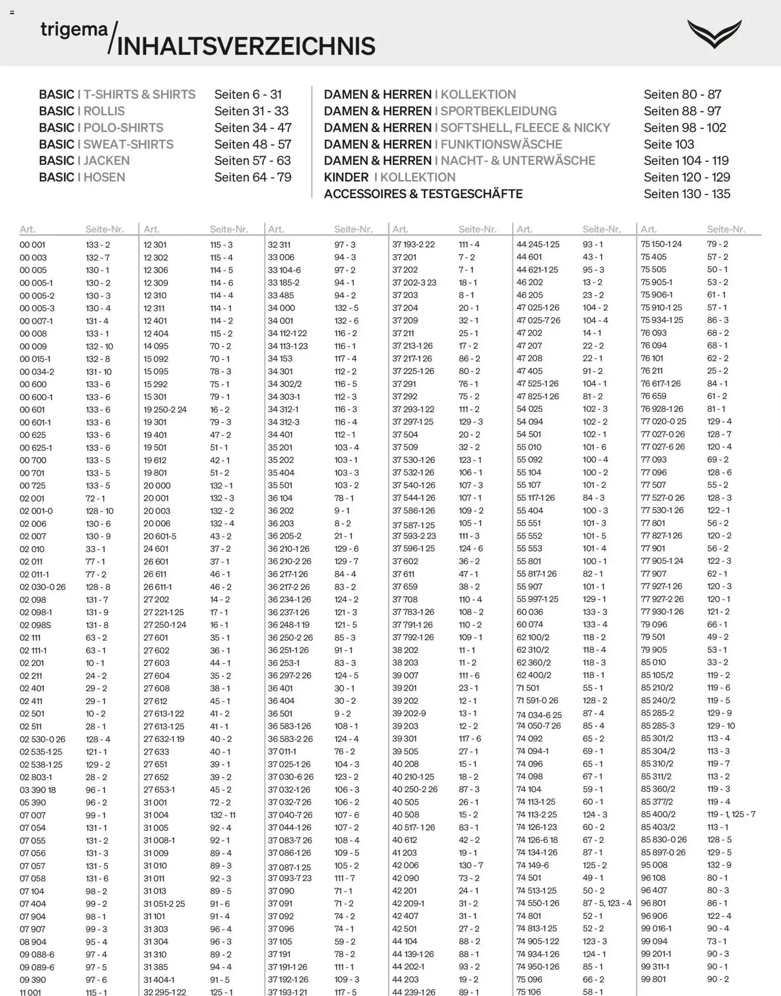 Trigema Prospekt vom 01.09.2026 – Angebote online von 1. September bis 28. Februar 2027 - Prospekt seite 3