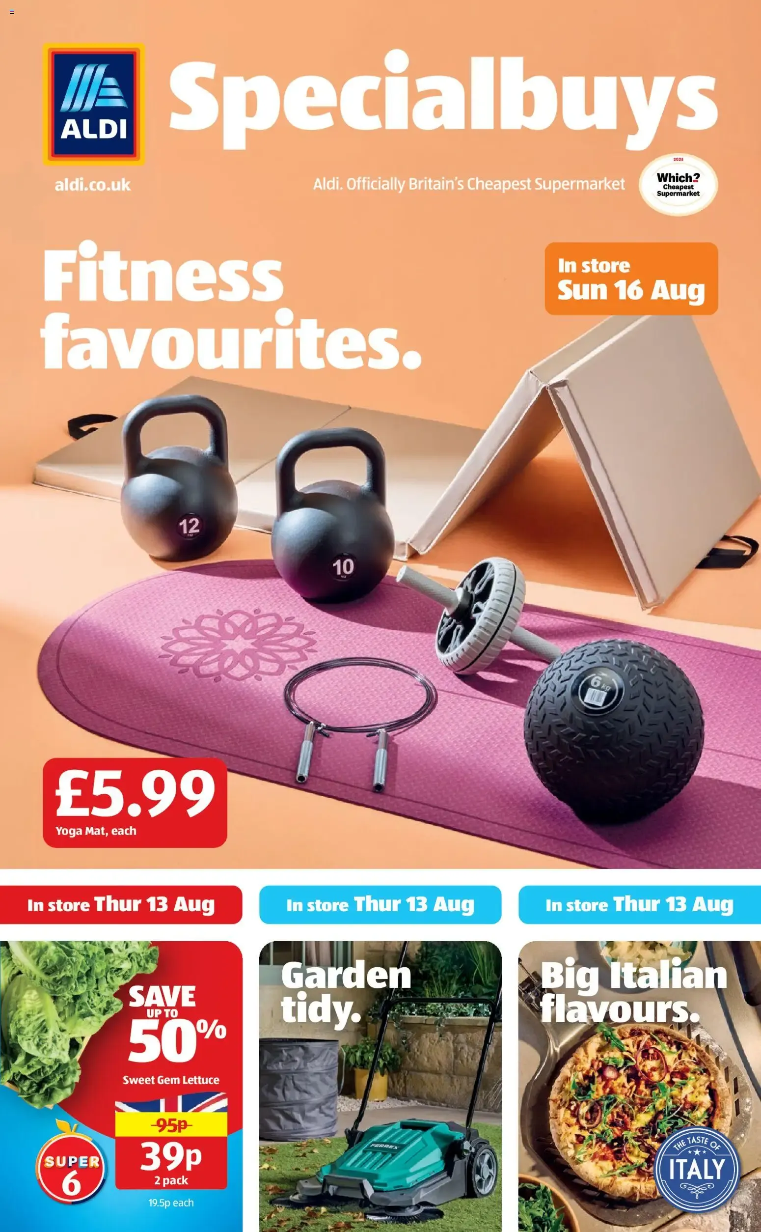 Aldi Specialbuys from 13 August to 16 August 2026 - Catalogue Page 1