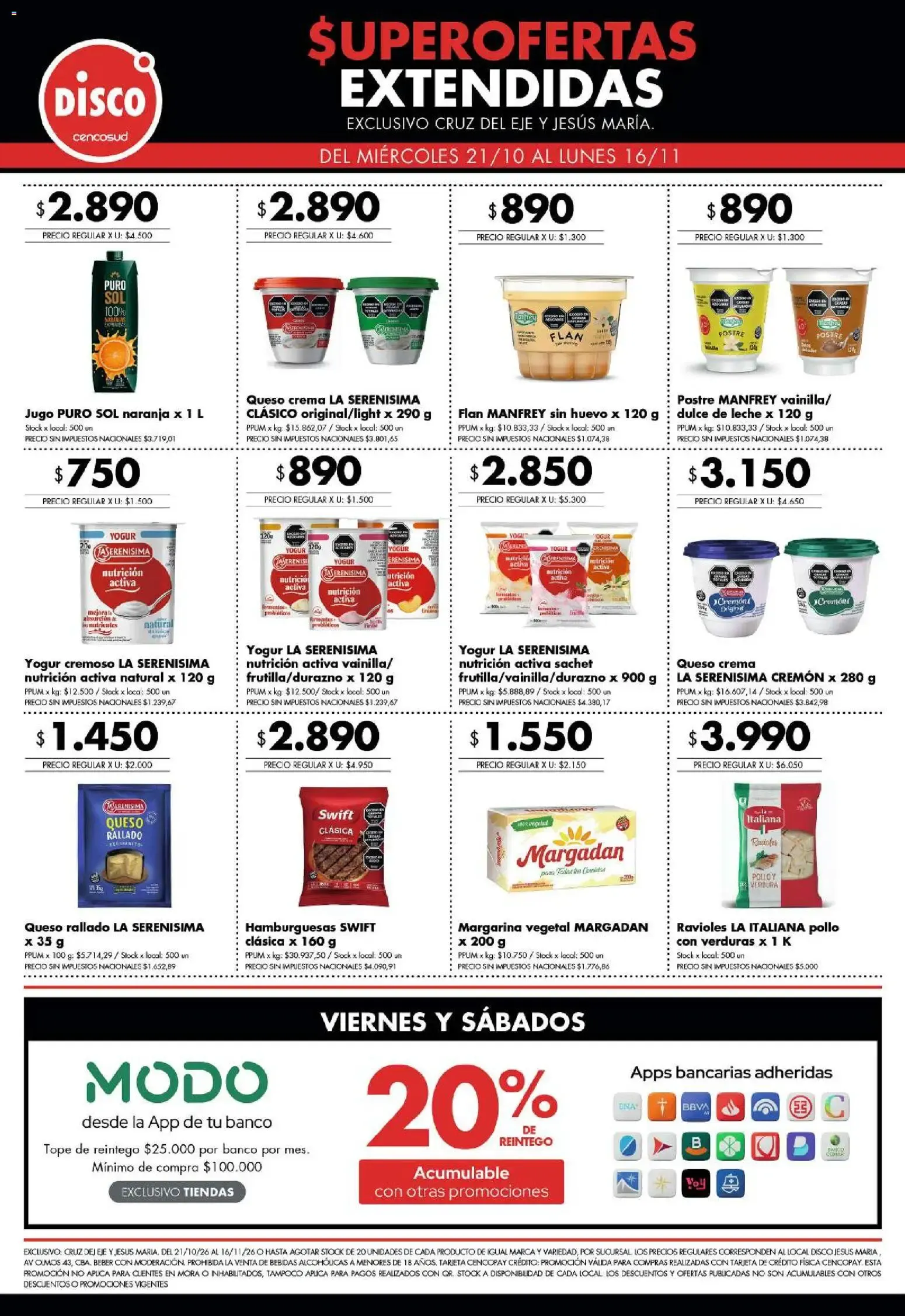 Ofertas de Disco - Superofertas Extendidas del 21/10/2026 - 16/11/2026 21 de octubre al 16 de noviembre 2026 - Página 5 del catálogo