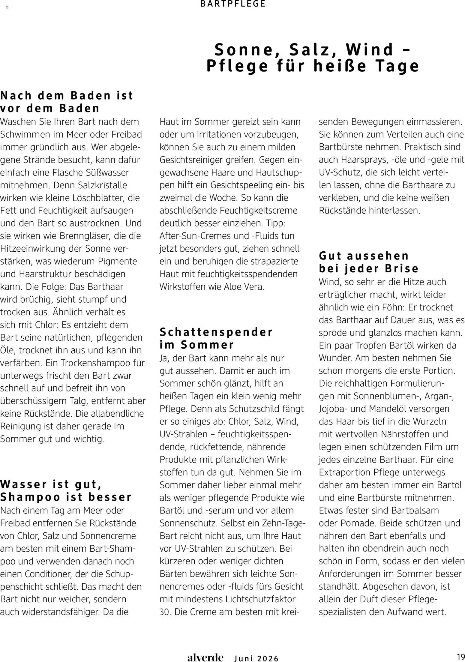 dm Magazin alverde von 1. Juni bis 30. Juni 2026 - Prospekt seite 19