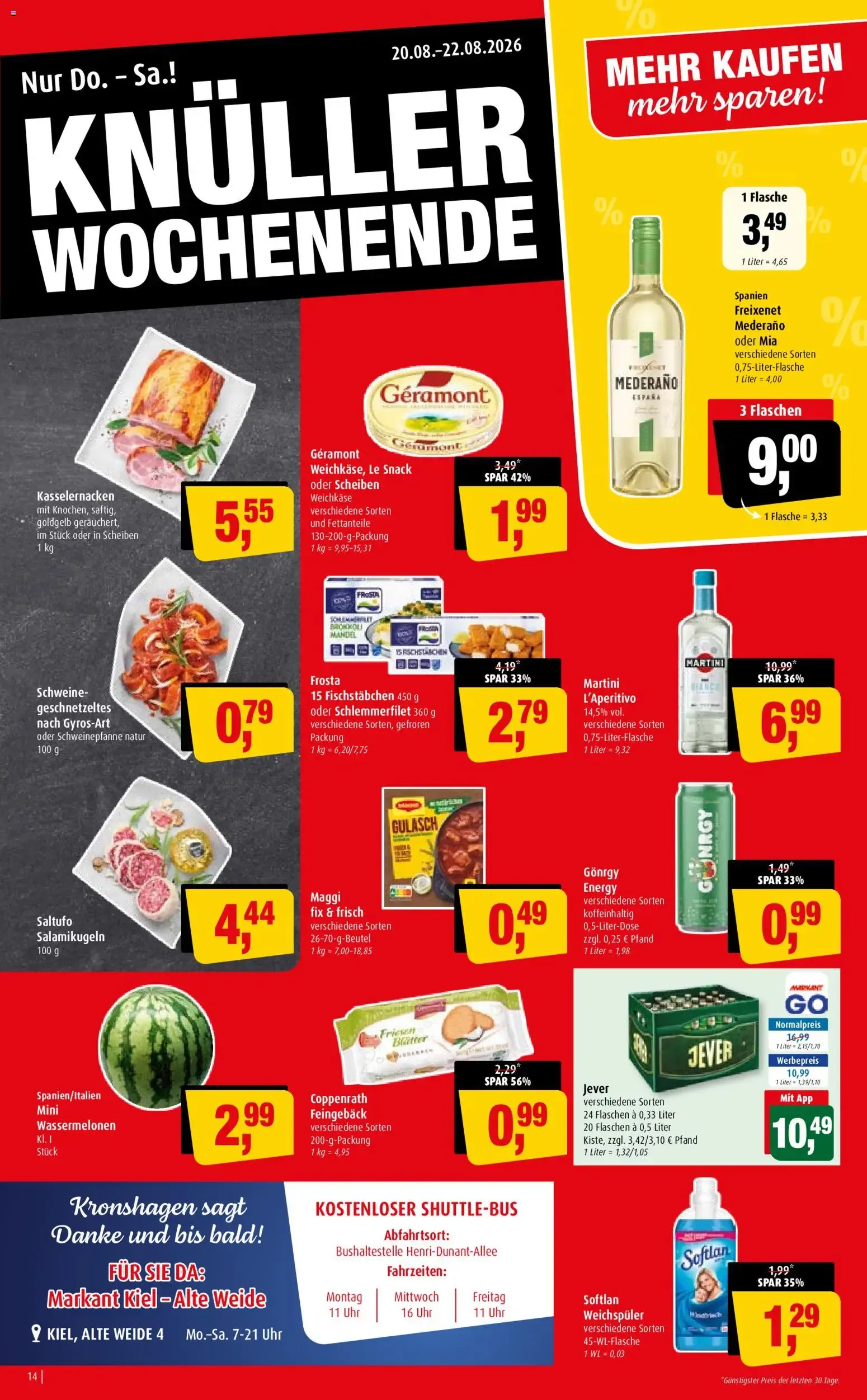 Markant Prospekt (ab 17.08.2026) zum Blättern von 17. August bis 22. August 2026 - Prospekt seite 14
