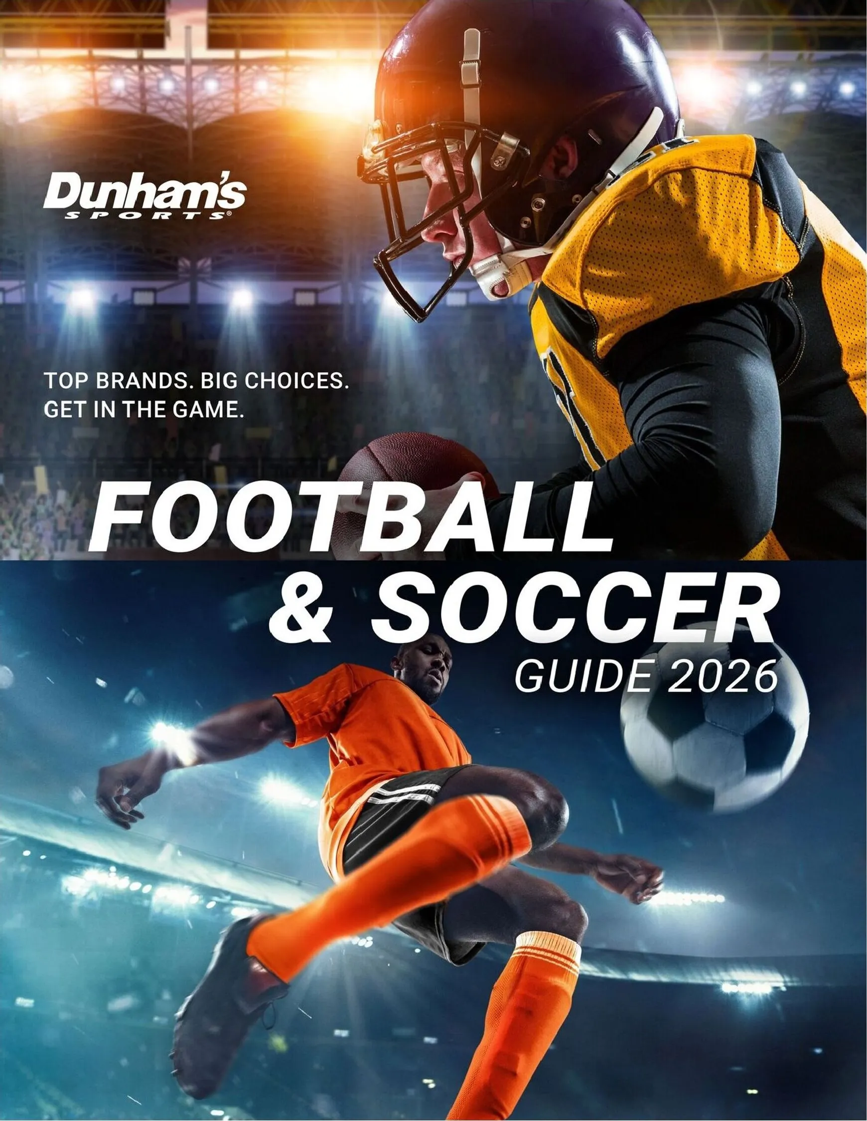 Weekly ad Dunham's Sports - Football & Soccer Guide 2026 from July 9 to September 9 2026 - Page 1