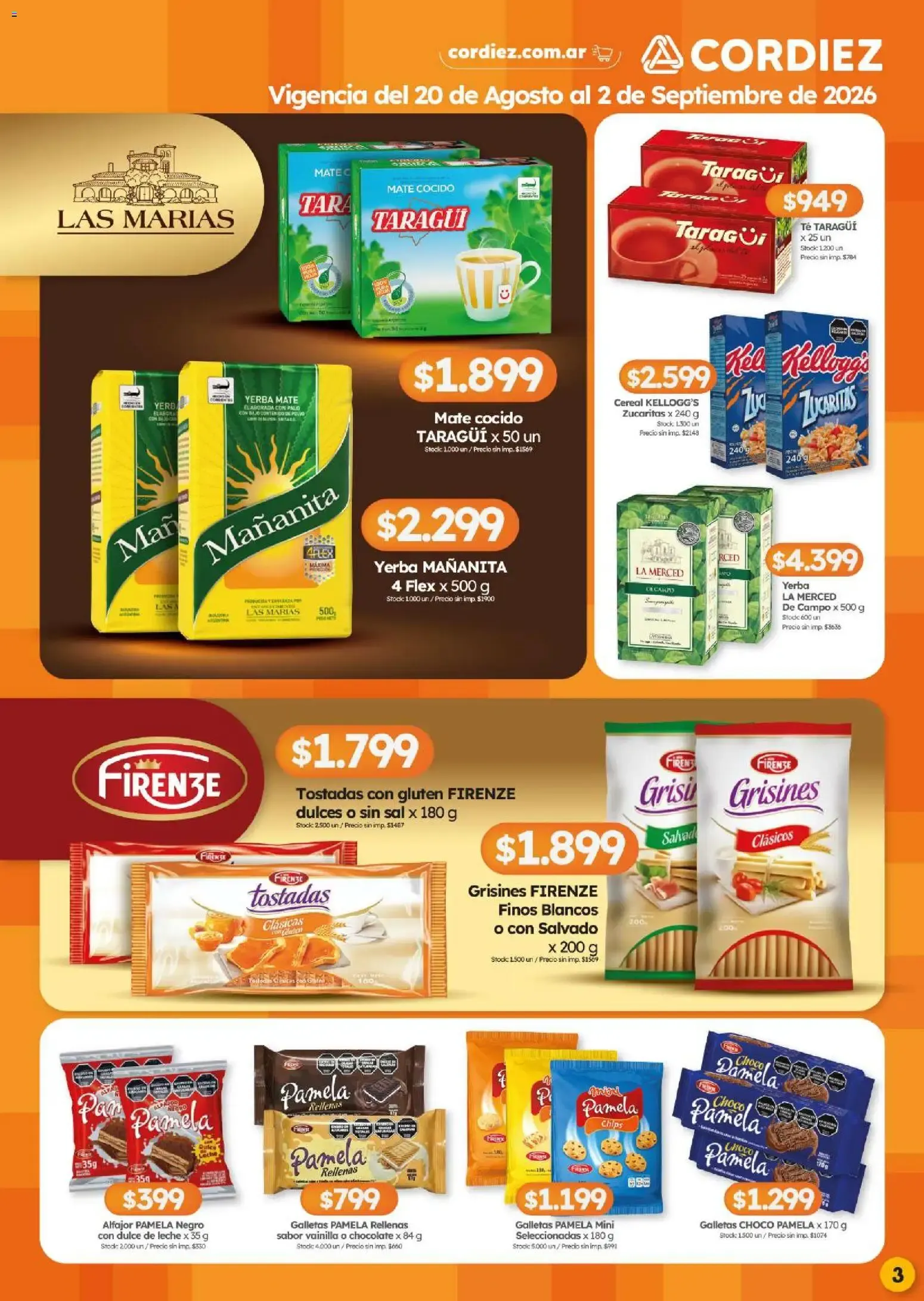 Ofertas de Cordiez ofertas || del 20/08/2026 - 02/09/2026 || Catálogo 20 de agosto al 2 de septiembre 2026 - Página 3 del catálogo