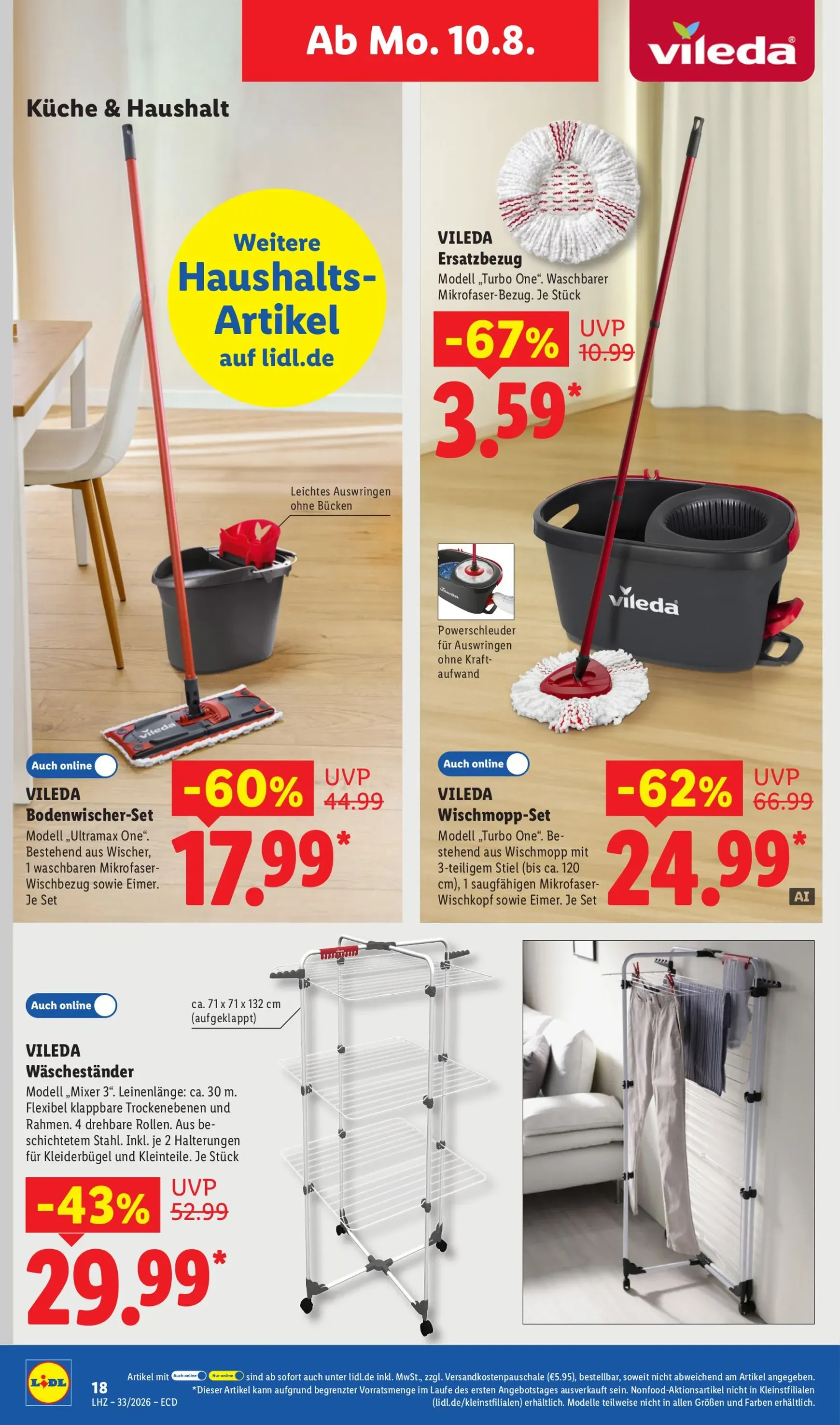 Lidl - Angebot der Woche Prospekt nächste Woche – von Montag 10.08.2026 bis Samstag 15.08.2026 von 10. August bis 16. August 2026 - Prospekt seite 16