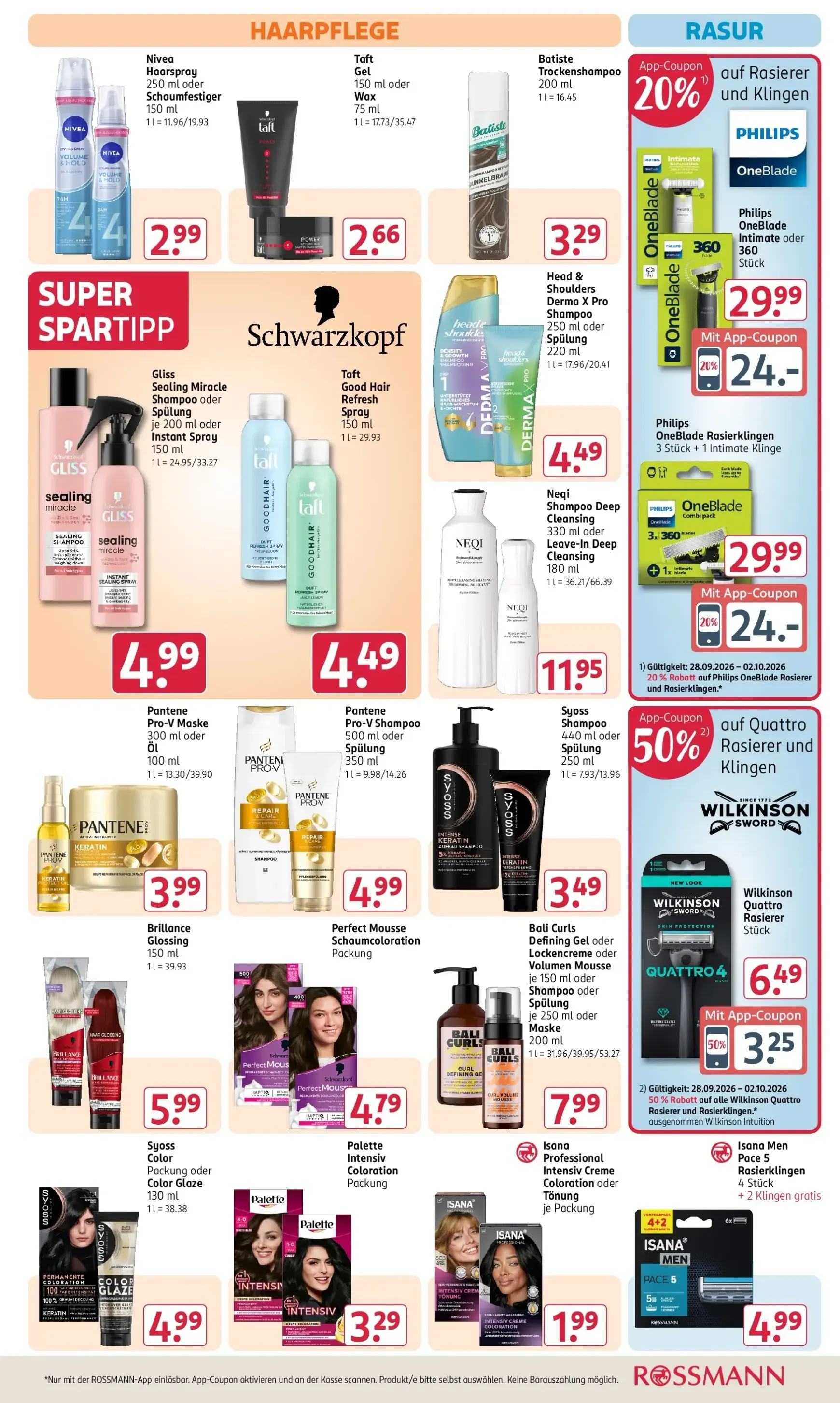 ROSSMANN Prospekt – von Montag 28.09.2026 bis Freitag 02.10.2026 von 28. September bis 2. Oktober 2026 - Prospekt seite 11