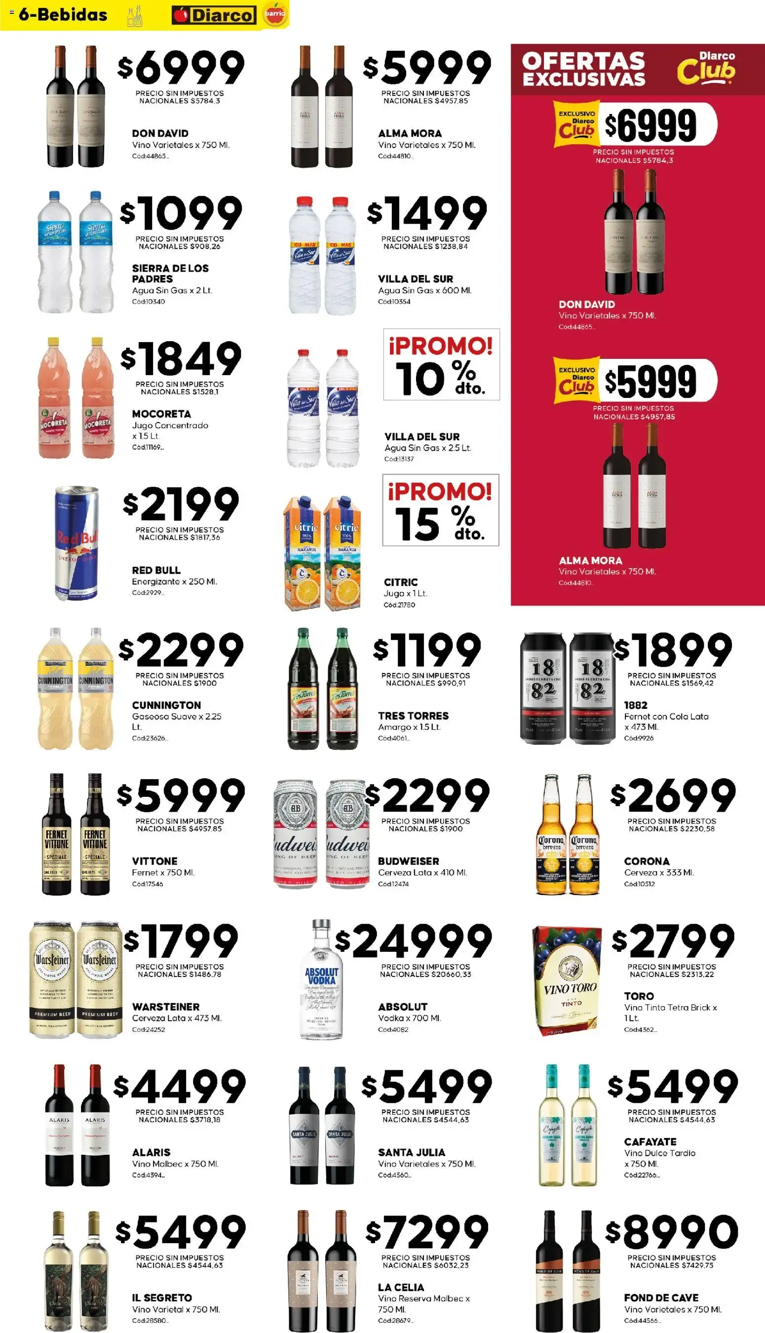 Ofertas de Diarco - Ofertas Diarco Barrio del 17/08/2026 - 21/08/2026 17 de agosto al 21 de agosto 2026 - Página 6 del catálogo