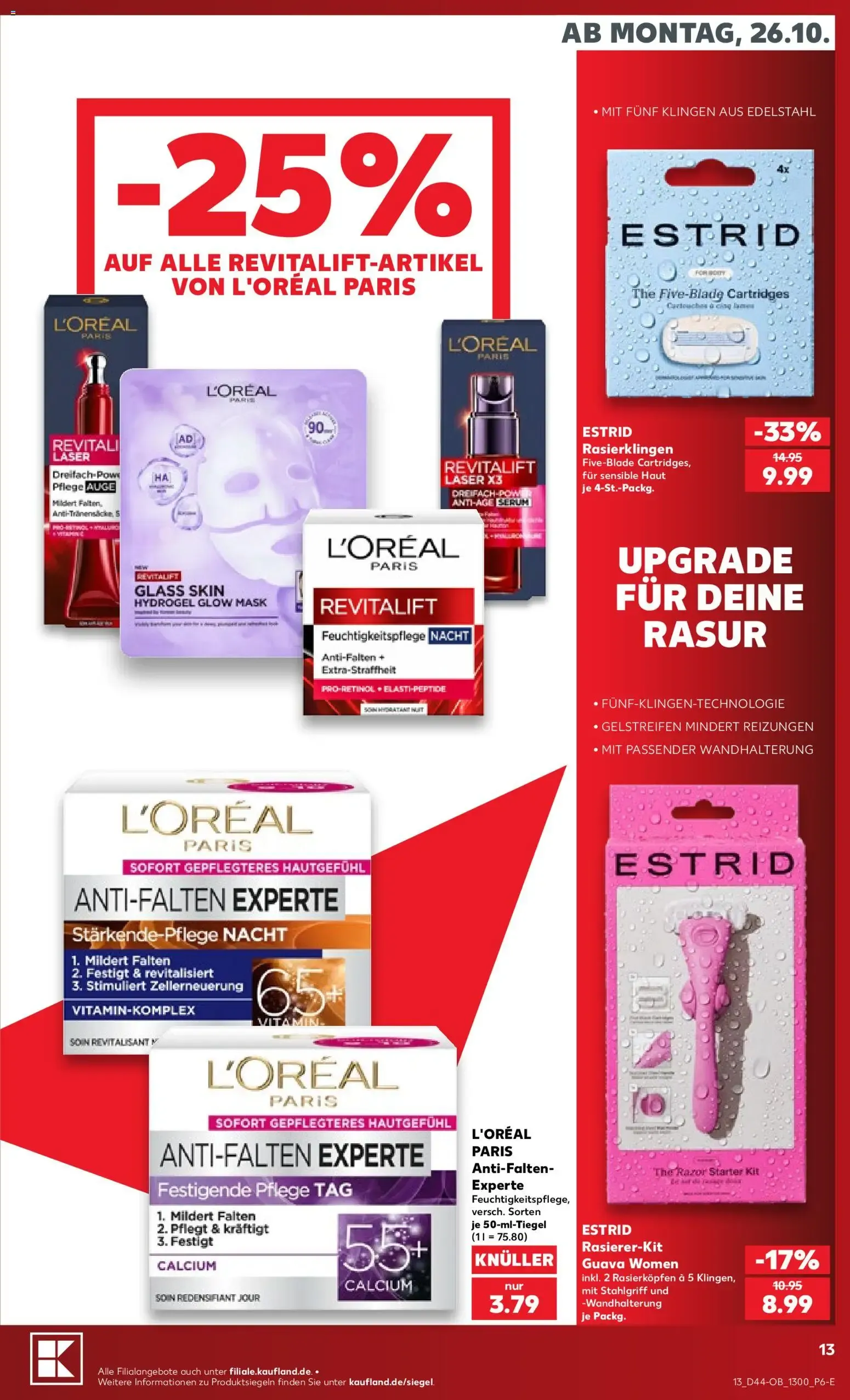 Kaufland: Deutschlands größte Drogerie-Abteilung van 26 oktober tot 7 november 2026 - Folder pagina 13