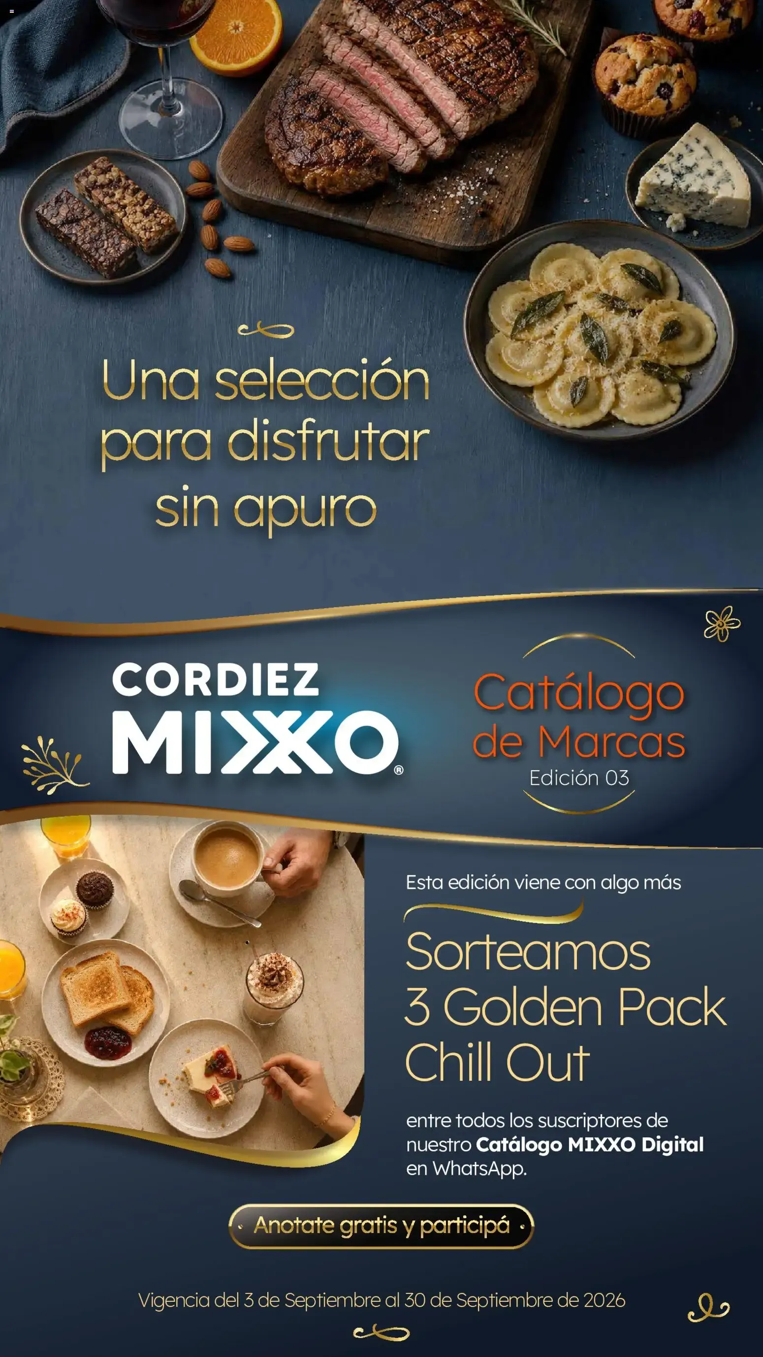Ofertas de Cordiez - CATÁLOGO MIXXO || del 03/09/2026 - 30/09/2026 || Catálogo 3 de septiembre al 30 de septiembre 2026 - Página 1 del catálogo