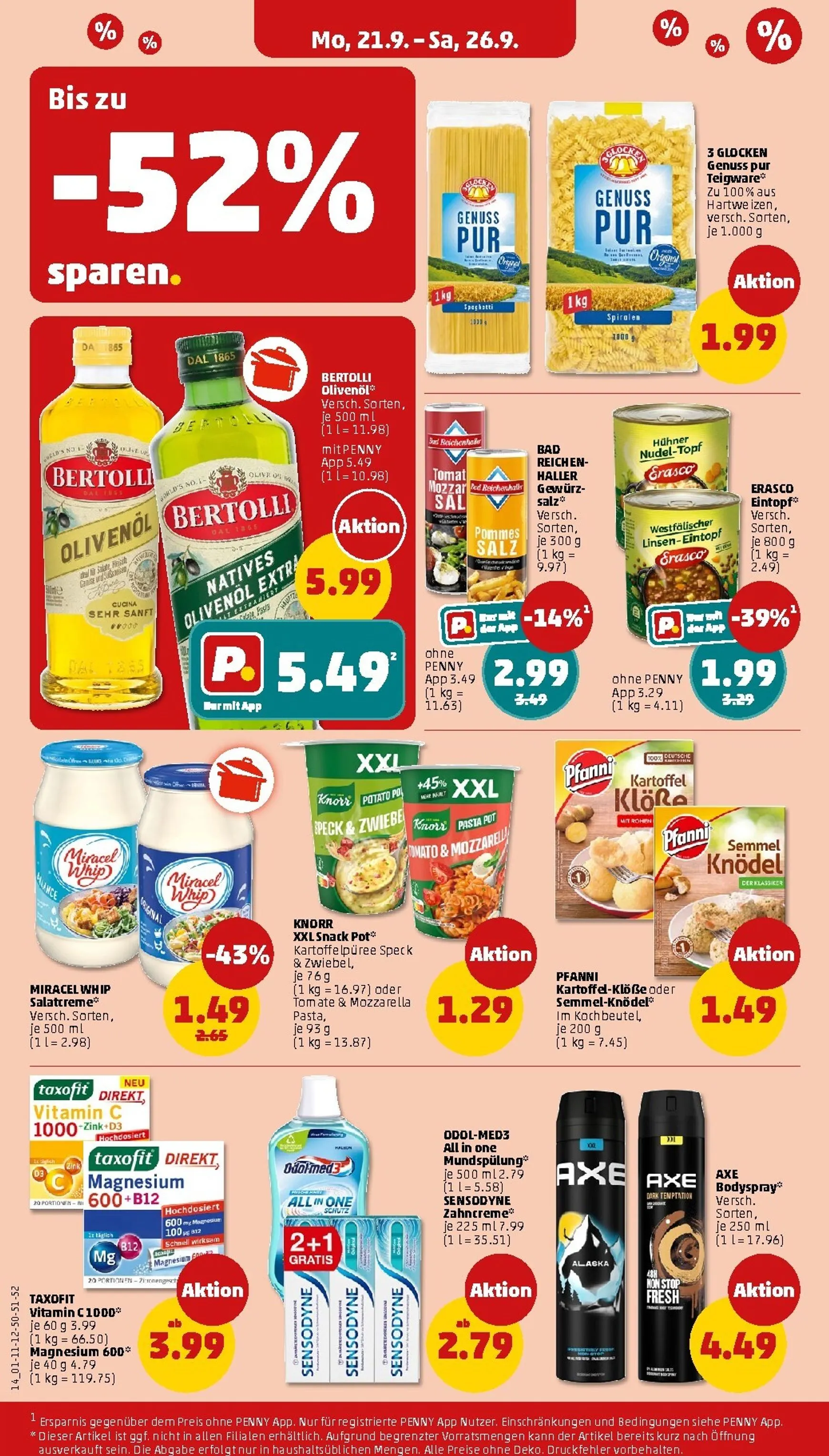 PENNY Prospekt nächste Woche – von Montag 21.09.2026 bis Samstag 26.09.2026 von 21. September bis 26. September 2026 - Prospekt seite 20