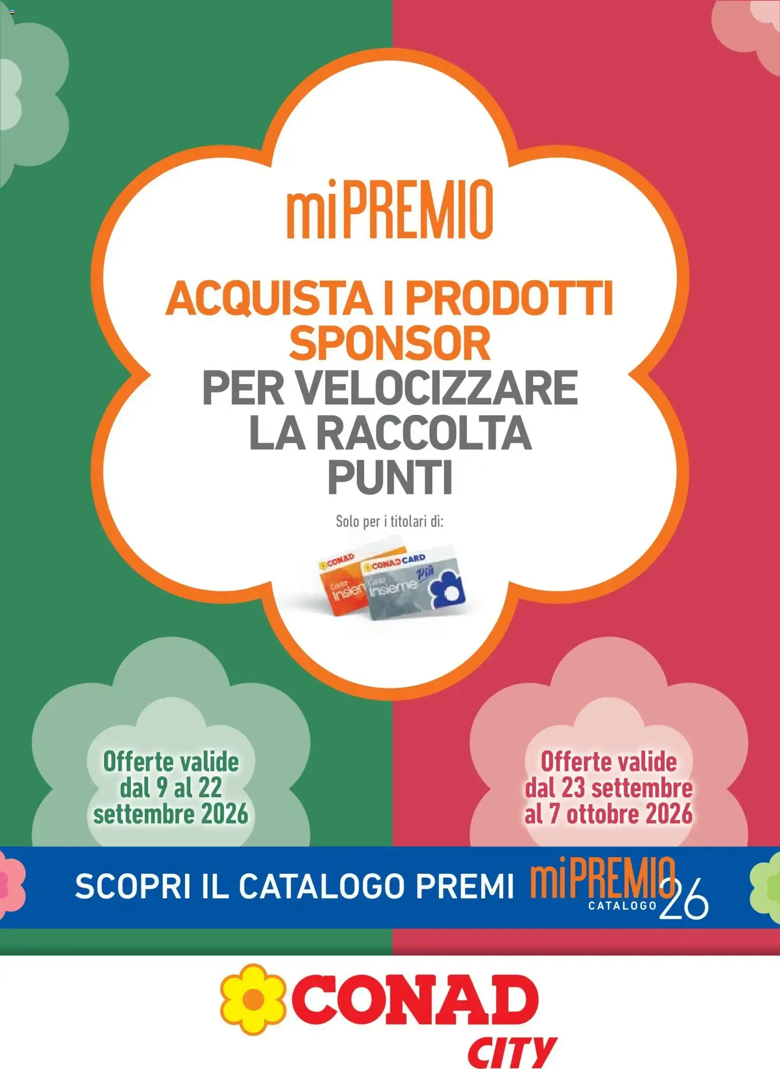 Conad miPREMIO - Catalogo Premi da 9 settembre a 7 ottobre di 2026 - Pagina del volantino 1
