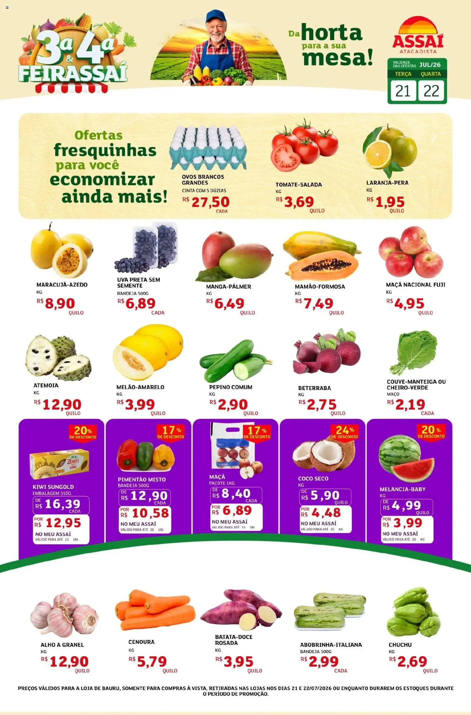 Encarte de Assaí Atacadista ofertas - SP de 21/07/2026 | Promoções Online 21 de julho até 22 de julho 2026 - Pagina 1