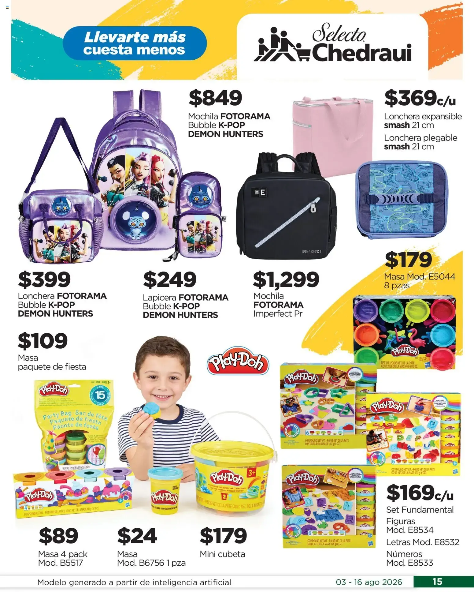 Catálogo de Chedraui folleto Por Ti ofertones del verano (03/08/2026 - 16/08/2026) - catálogo en línea 3 de agosto al 16 de agosto 2026 - Pagina 15