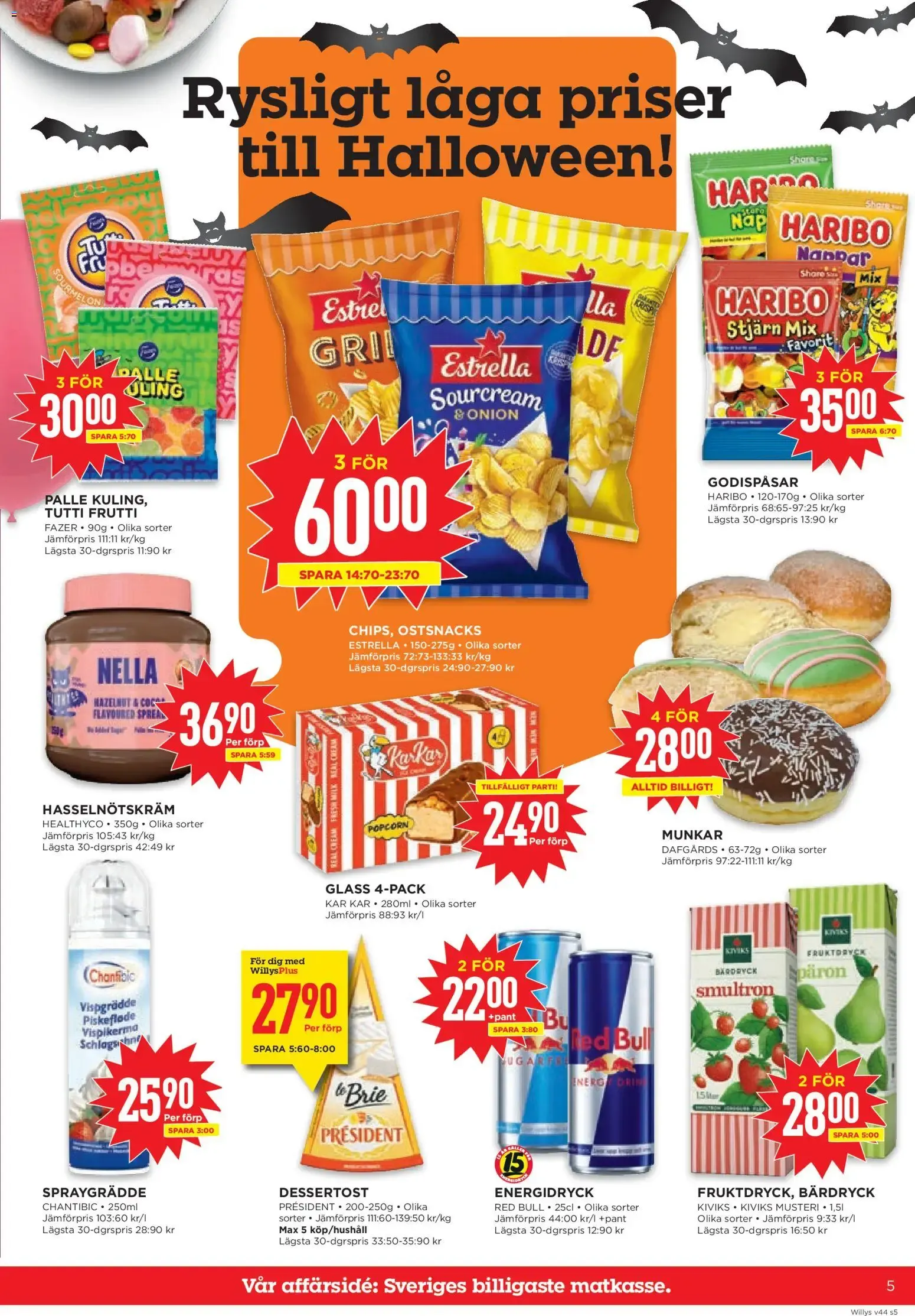 Willys erbjudanden från 26/10/2026 - 01/11/2026 > Reklamblad nuvarande rabatter från 26 oktober till 1 november 2026 - Reklamblad sidor 5