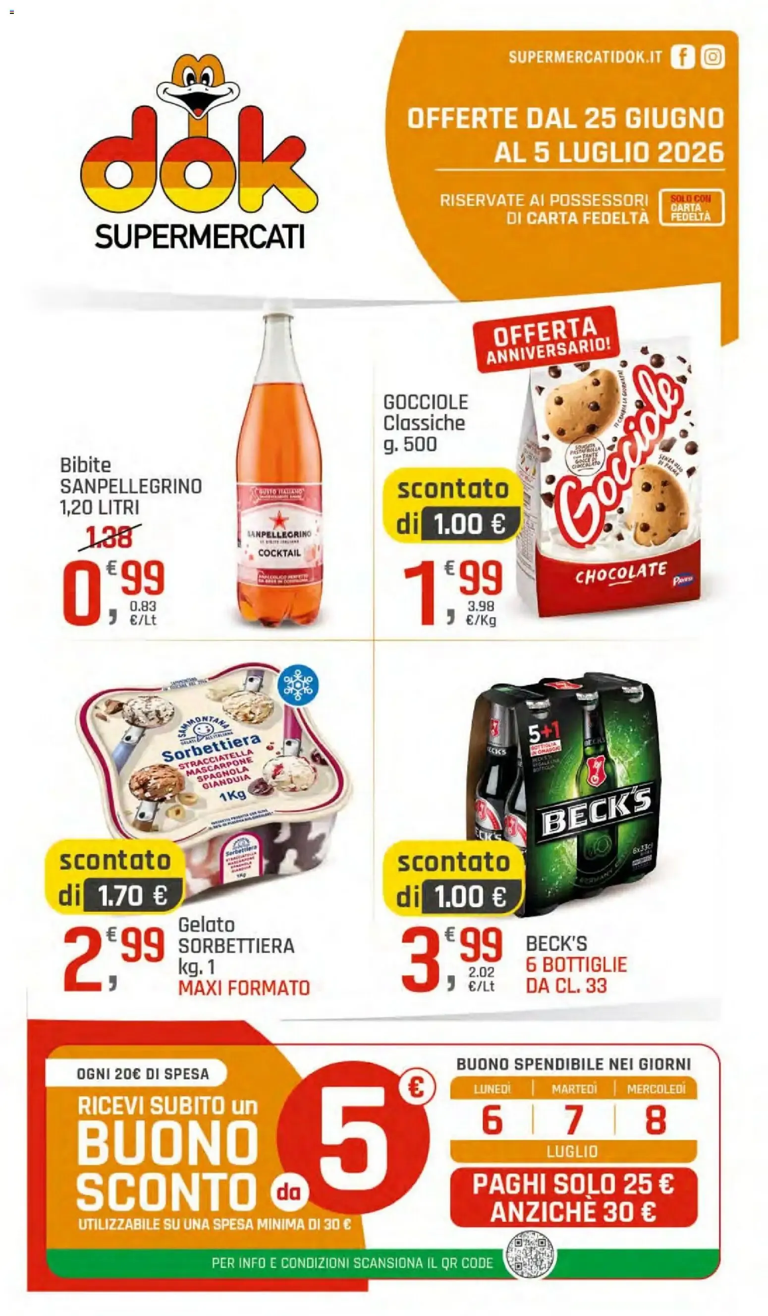 Nuovo DOK volantino dal 25/06/2026 > offerte anteprima 🛍️ da 25 giugno a 5 luglio di 2026 - Pagina del volantino 1