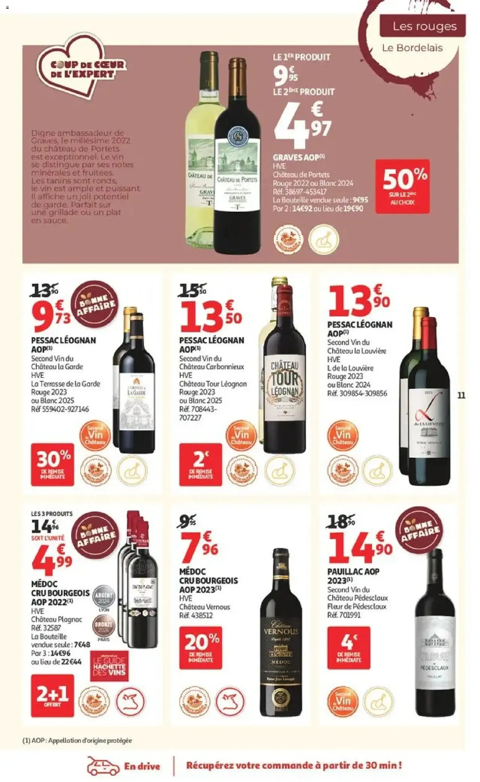 Auchan - Foire aux vins à partir du 25/09/2026 - promo en ligne du 25 septembre au 10 octobre 2026 - Catalogue page 11