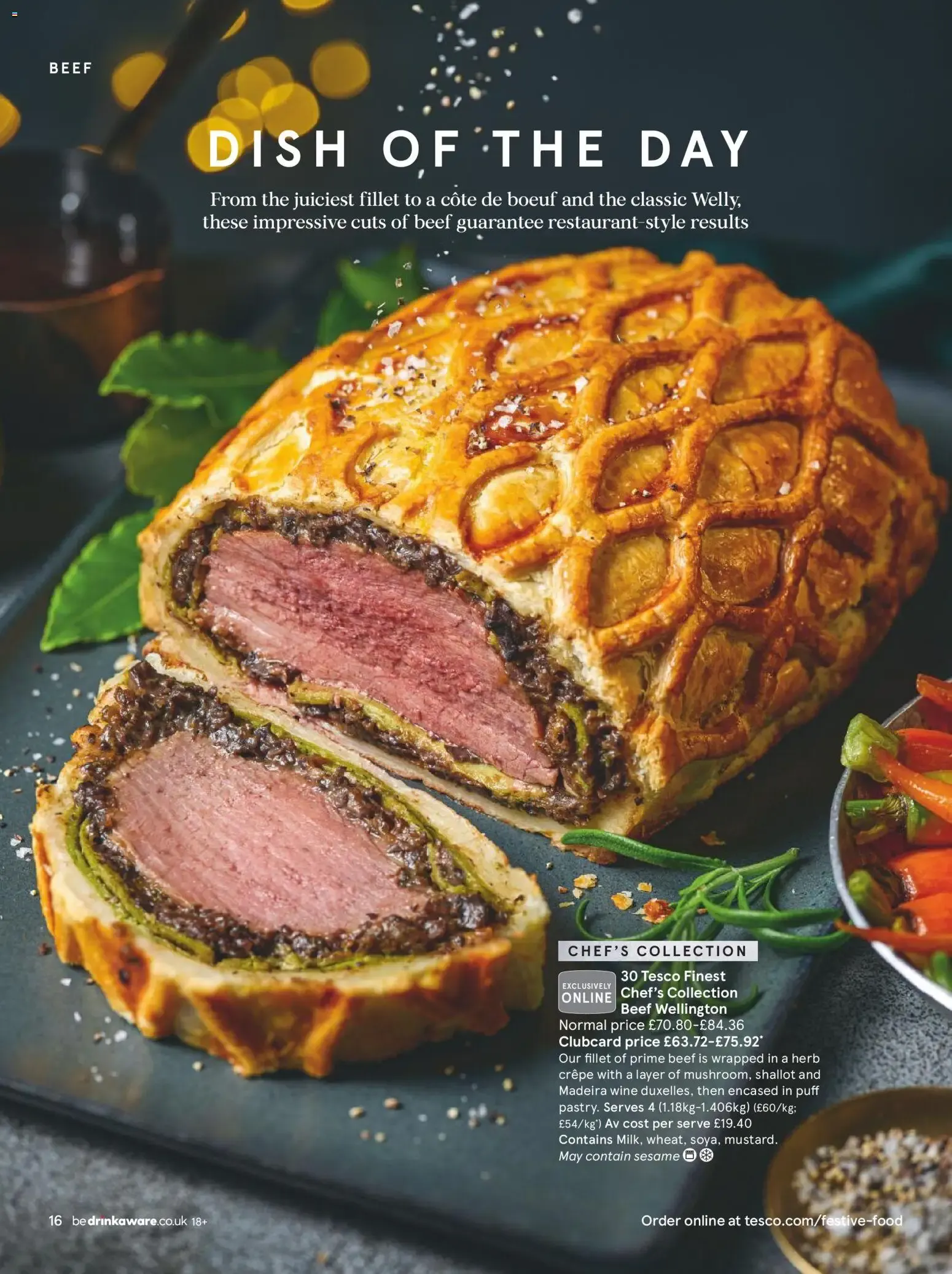 TESCO finest FESTIVE FOOD TO ORDER from 1 October to 31 October 2026 - Catalogue Page 16