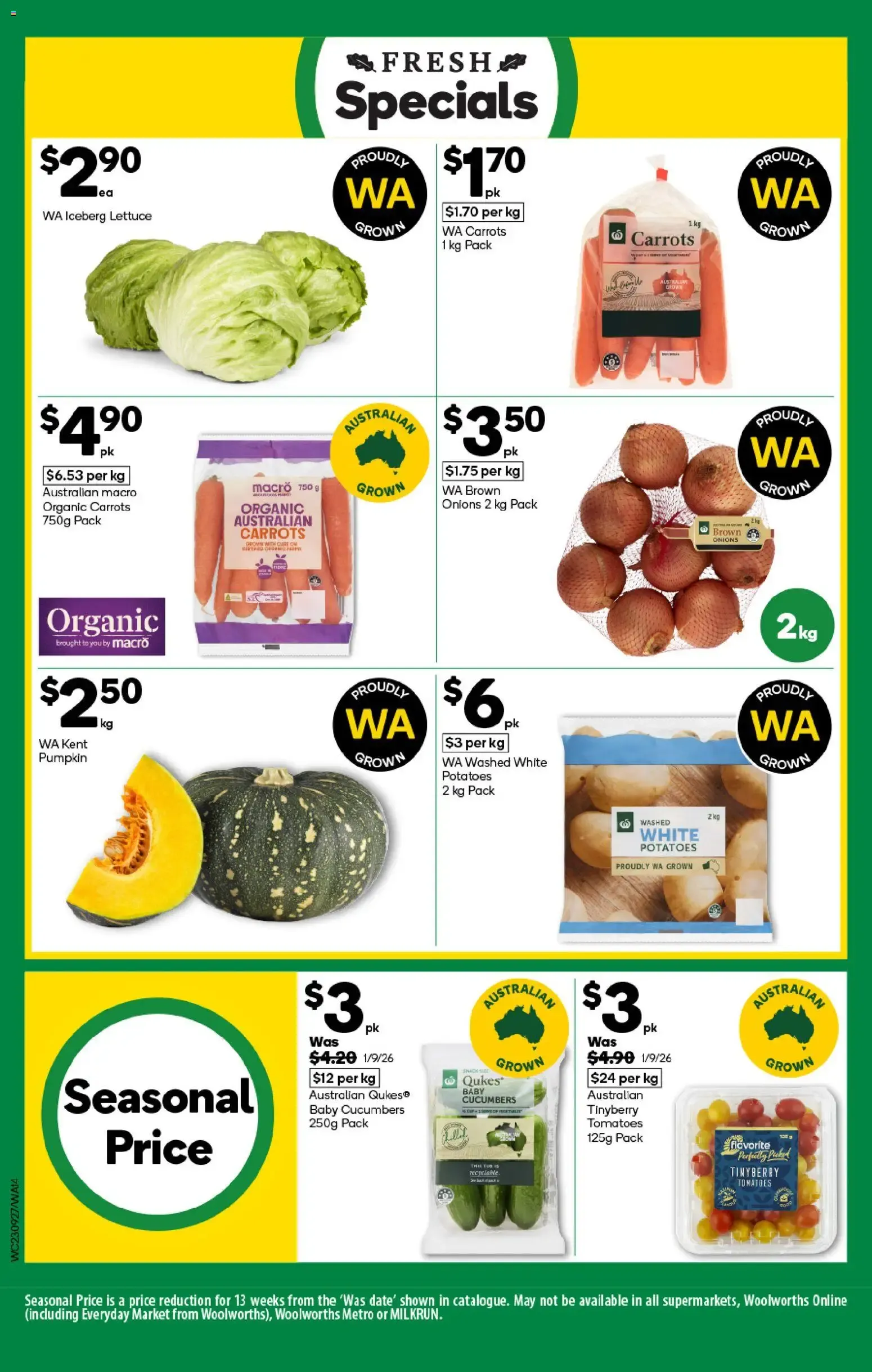Woolworths - Footy Faves - Catalogue valid from 23 September to 29 September 2026 - page 14