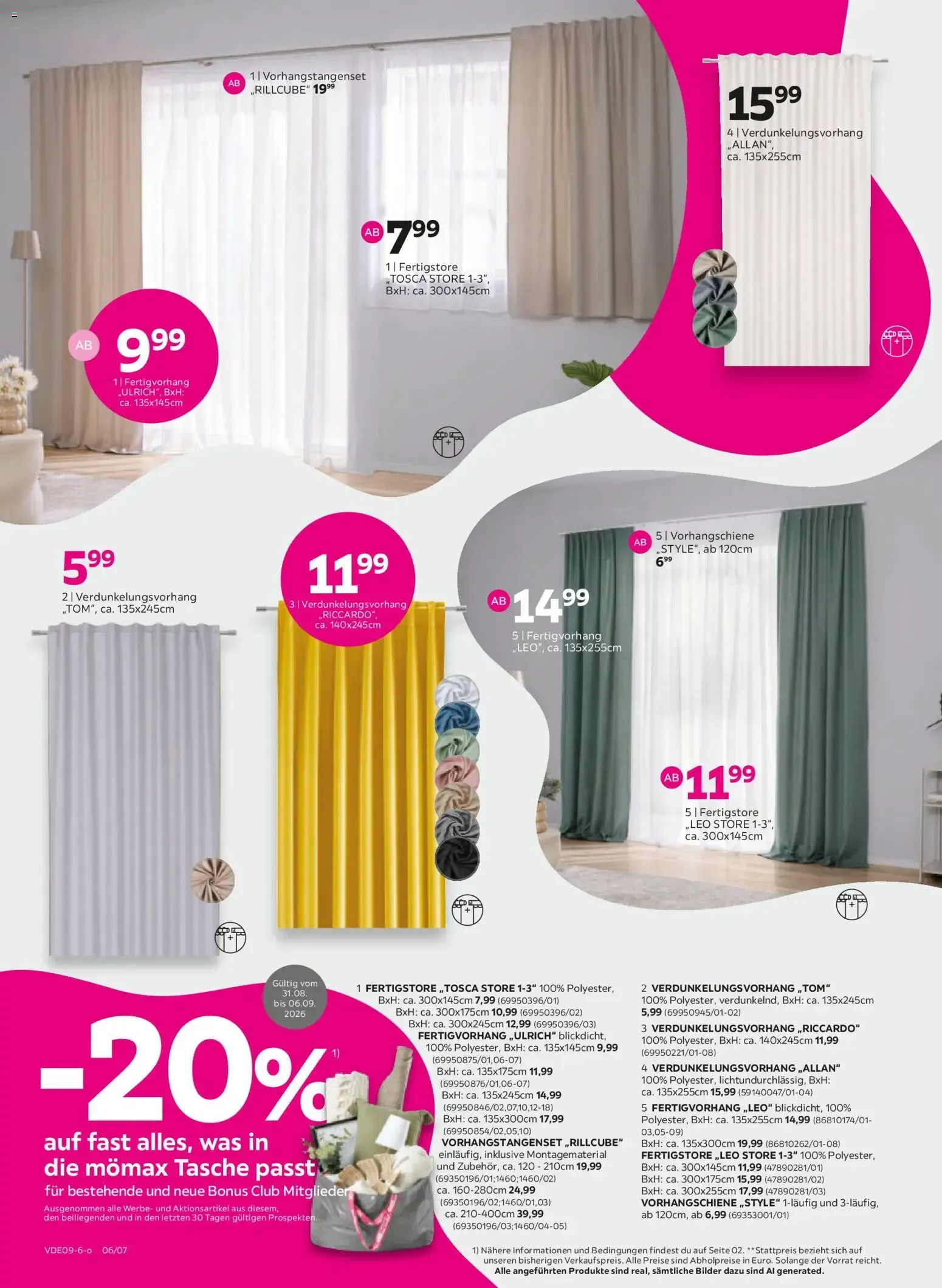 Mömax Pink Shopping Aktionen von 31. August bis 6. September 2026 - Prospekt seite 6