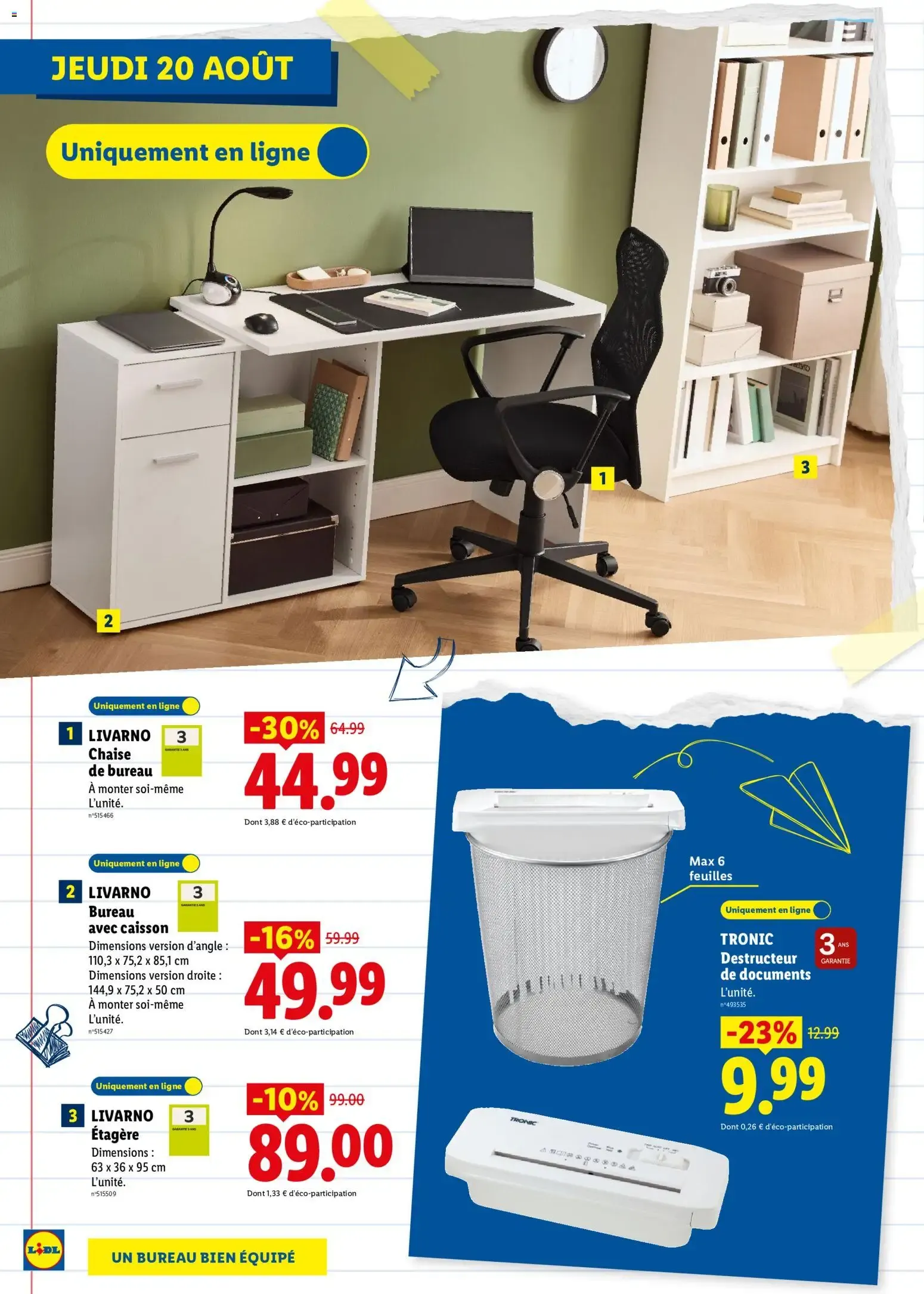 Lidl: Préparez la rentrée ! du 13 août au 20 août 2026 - Catalogue page 25